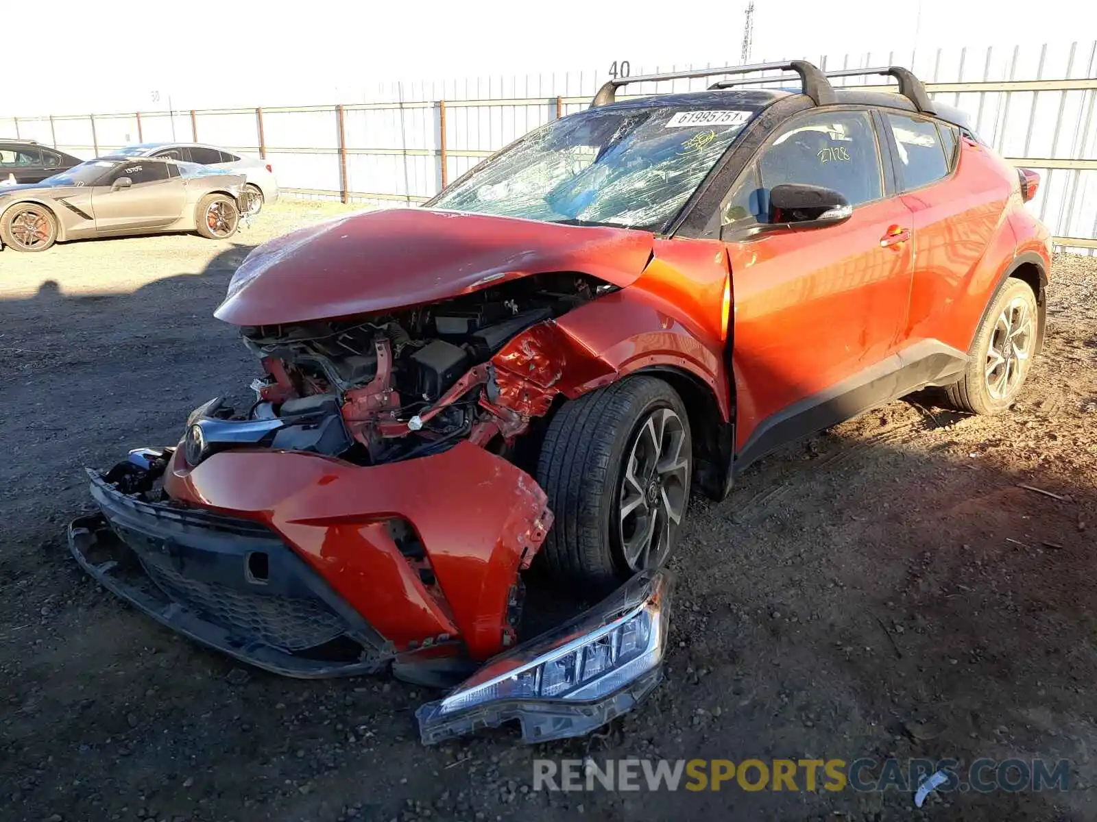 2 Photograph of a damaged car JTNKHMBX2L1089342 TOYOTA C-HR 2020