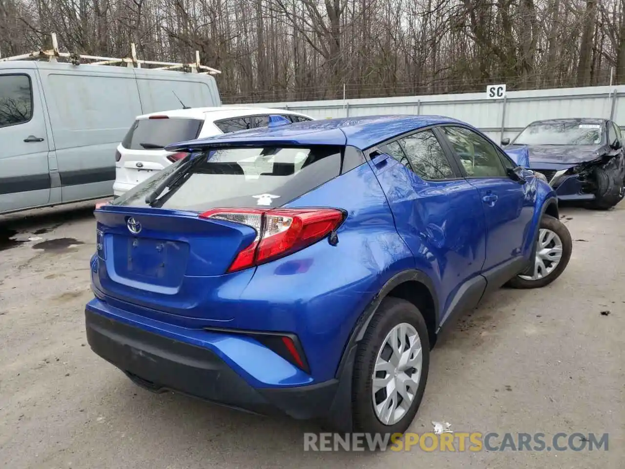 4 Photograph of a damaged car JTNKHMBX2L1089518 TOYOTA C-HR 2020