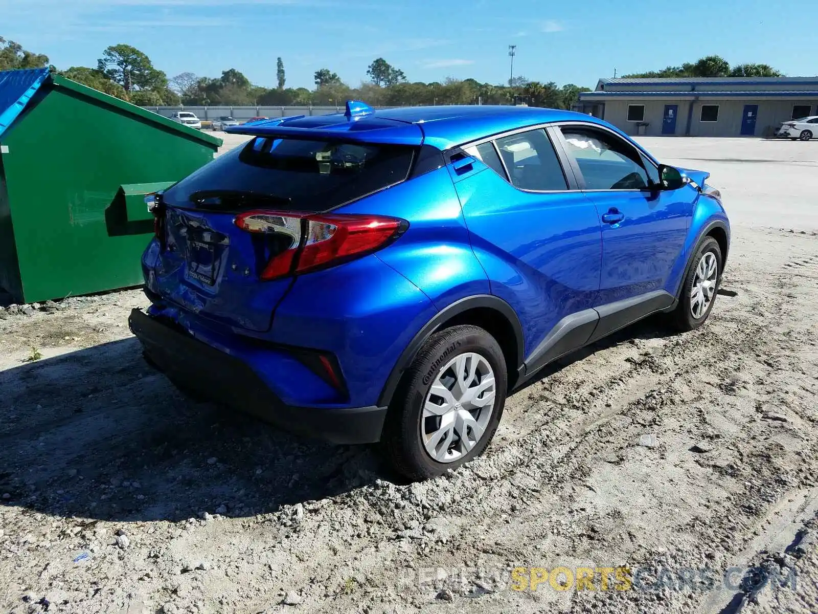 4 Photograph of a damaged car JTNKHMBX2L1090023 TOYOTA C-HR 2020