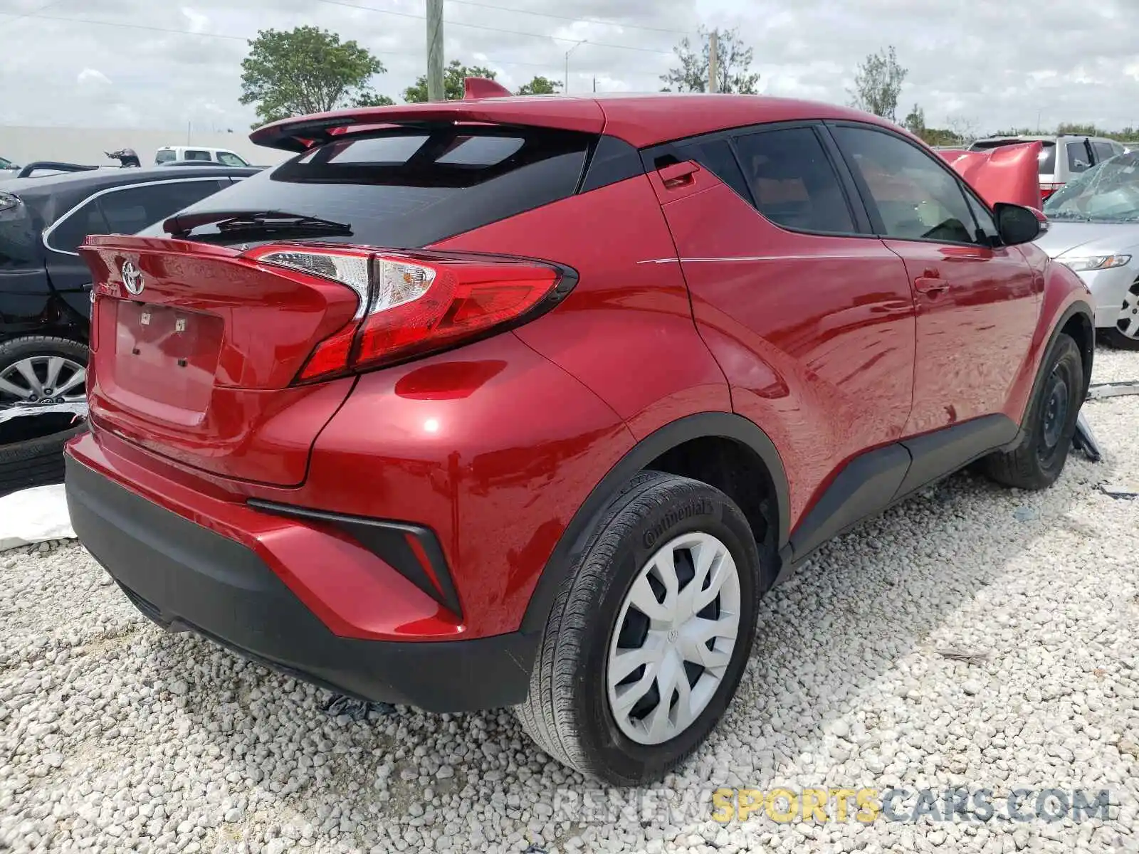 4 Фотография поврежденного автомобиля JTNKHMBX2L1092015 TOYOTA C-HR 2020