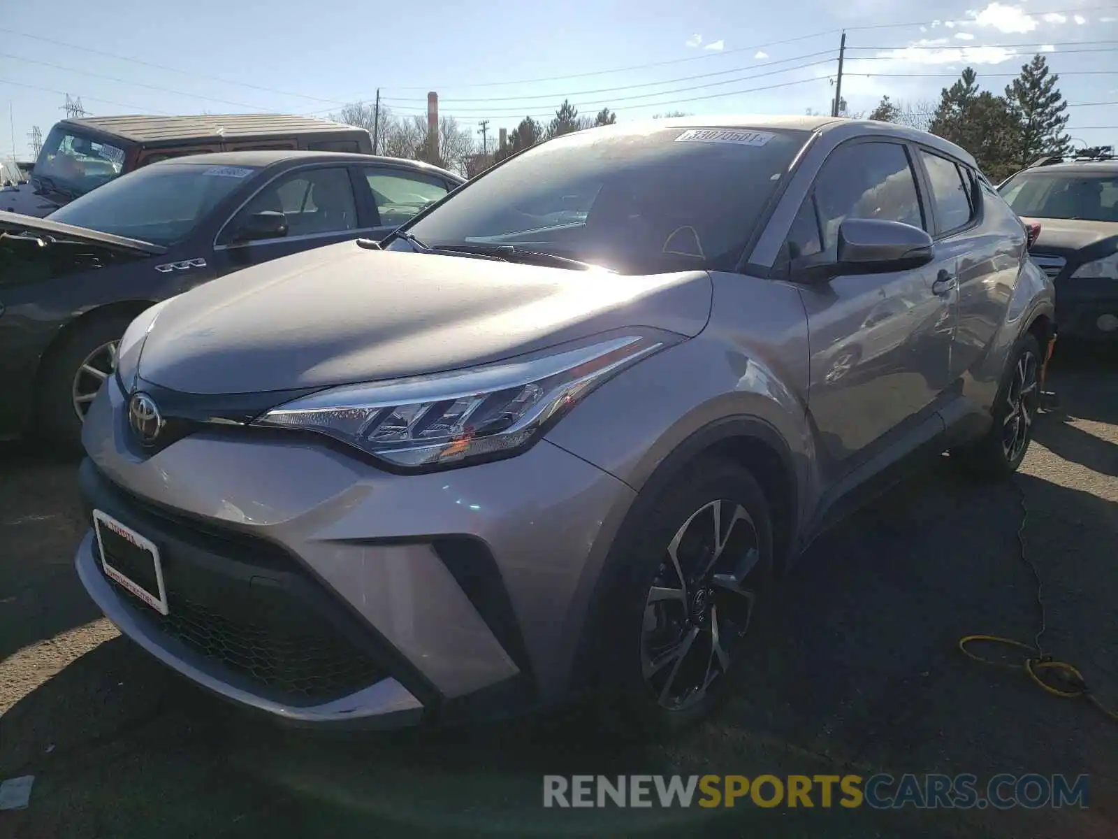 2 Photograph of a damaged car JTNKHMBX2L1093648 TOYOTA C-HR 2020