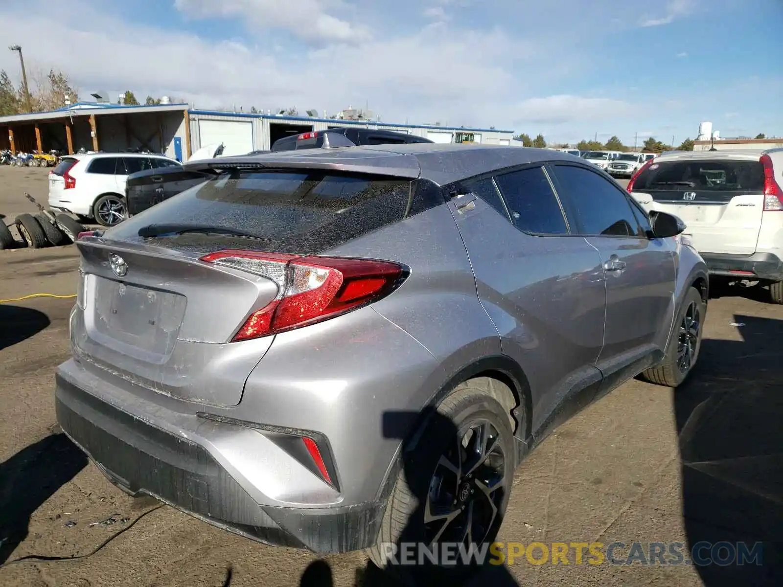 4 Photograph of a damaged car JTNKHMBX2L1093648 TOYOTA C-HR 2020