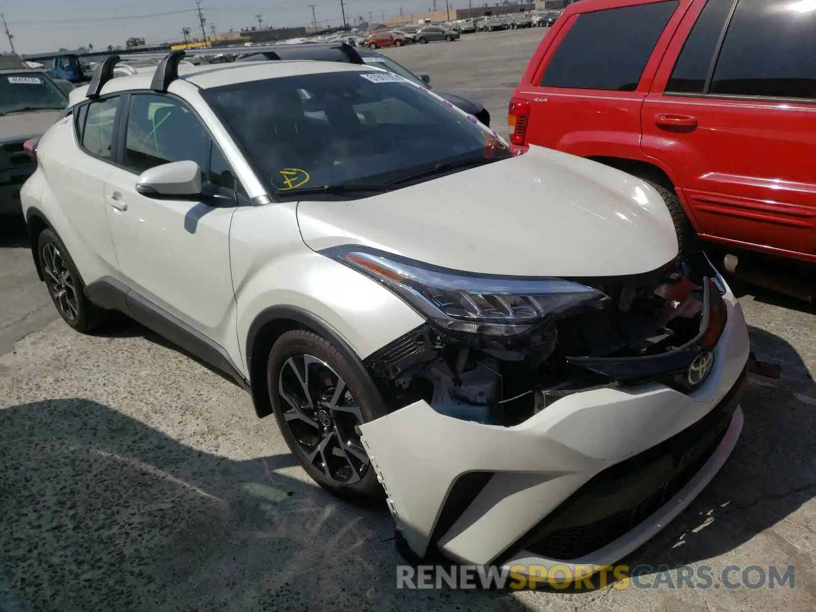 1 Photograph of a damaged car JTNKHMBX3L1064532 TOYOTA C-HR 2020