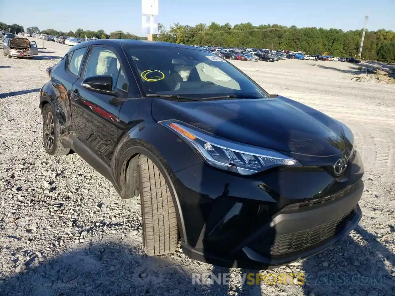 1 Photograph of a damaged car JTNKHMBX3L1064658 TOYOTA C-HR 2020