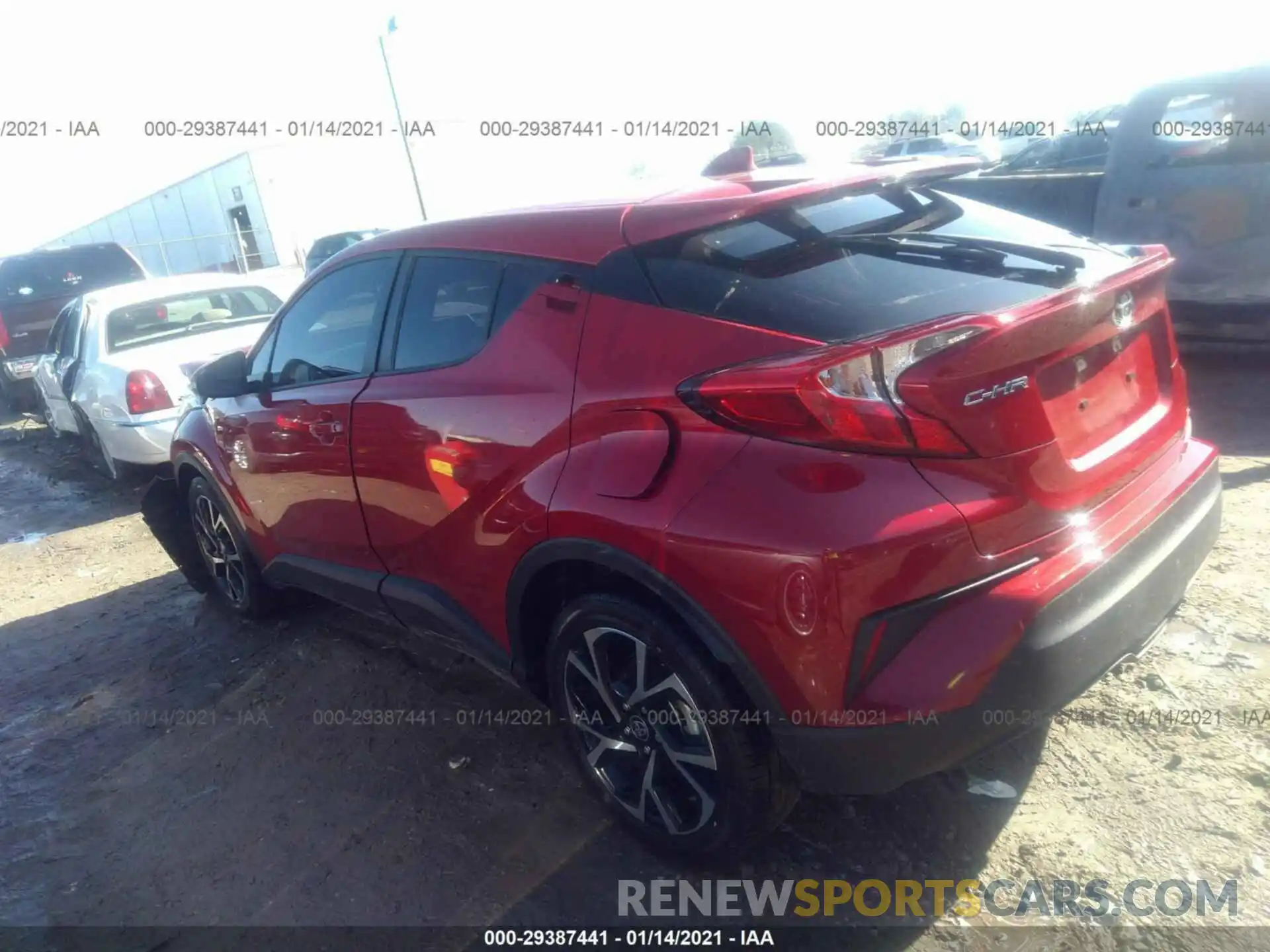 3 Photograph of a damaged car JTNKHMBX3L1064868 TOYOTA C-HR 2020