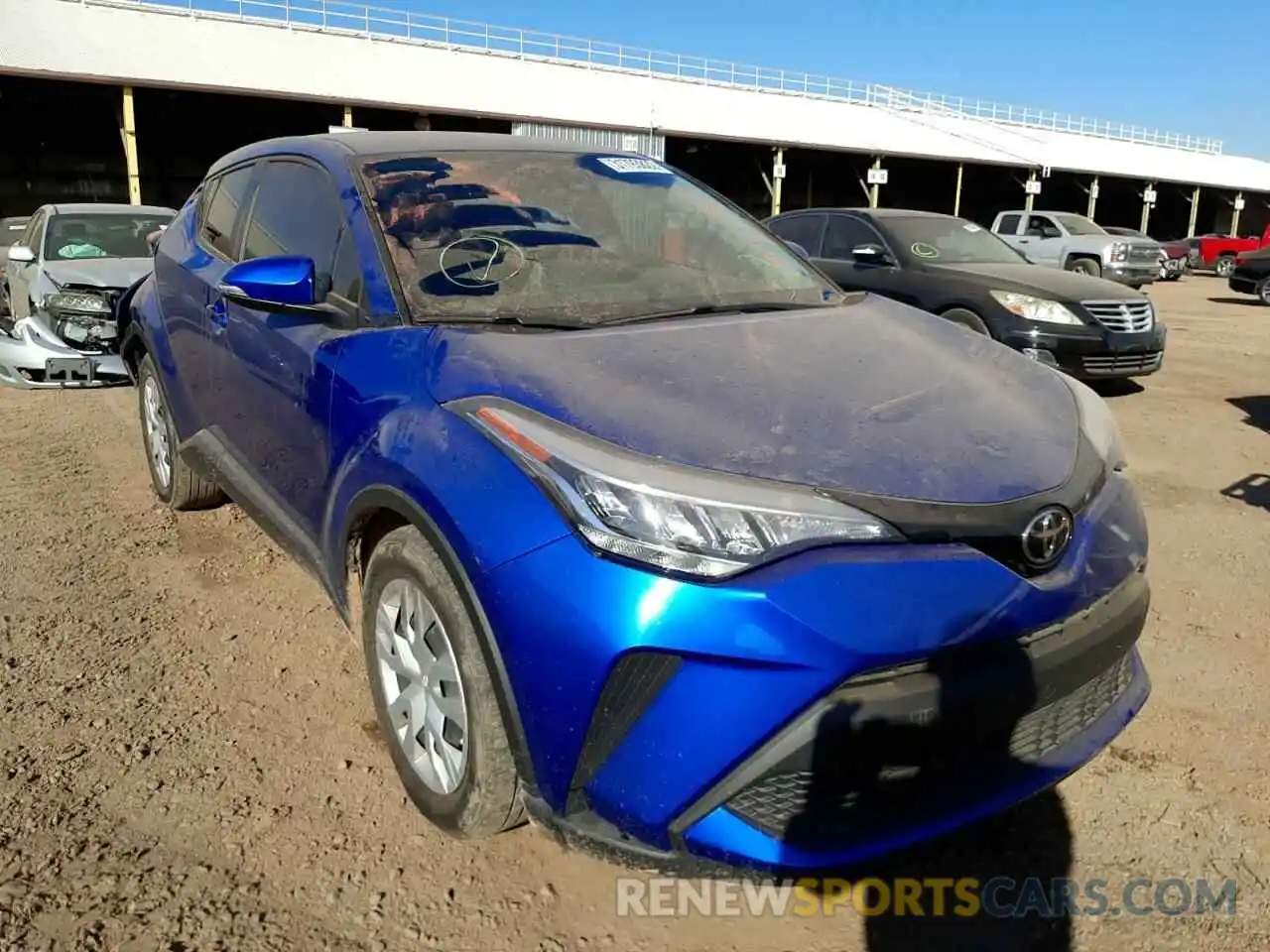 1 Photograph of a damaged car JTNKHMBX3L1064899 TOYOTA C-HR 2020