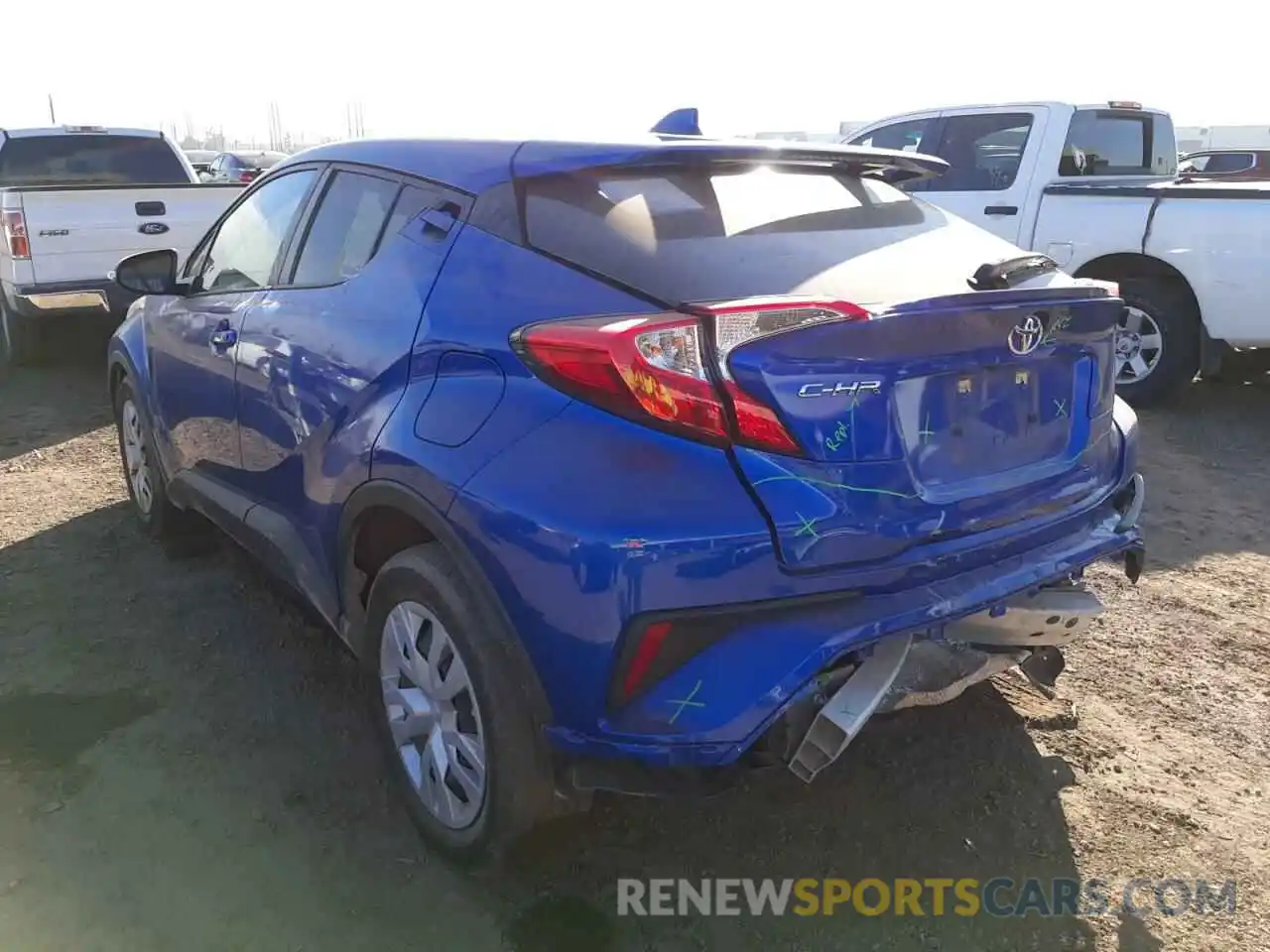 3 Photograph of a damaged car JTNKHMBX3L1064899 TOYOTA C-HR 2020