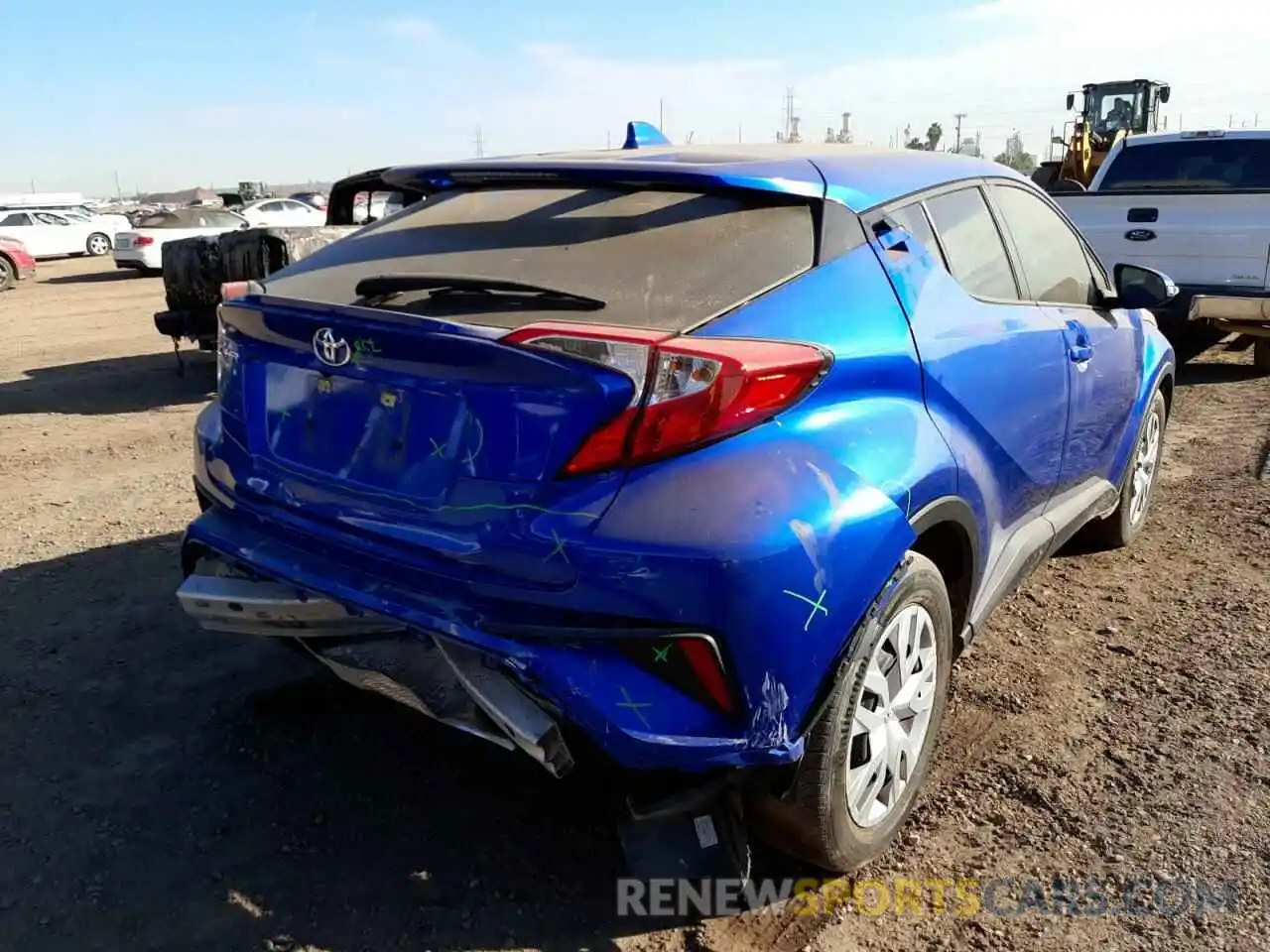 4 Photograph of a damaged car JTNKHMBX3L1064899 TOYOTA C-HR 2020