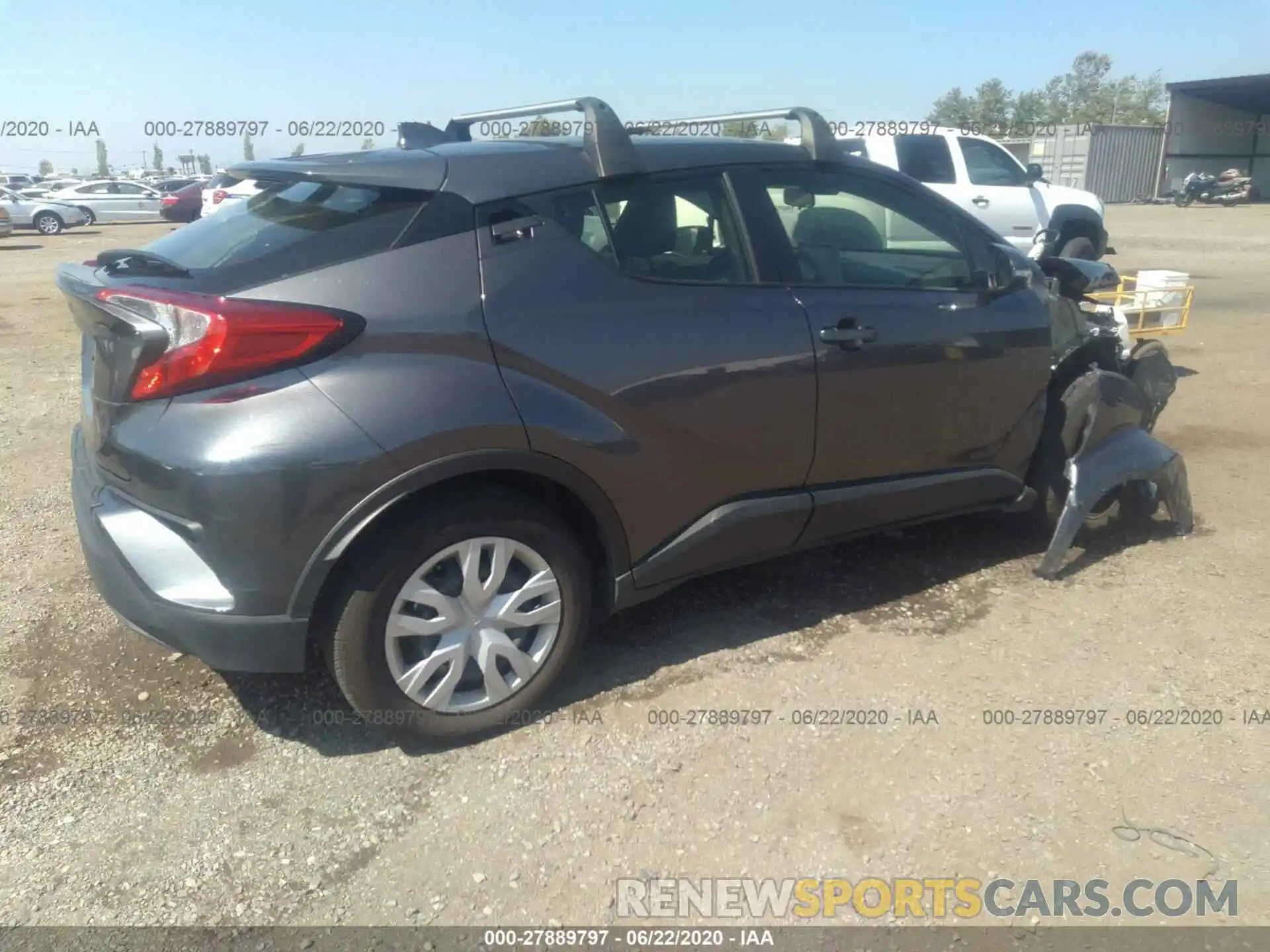 4 Photograph of a damaged car JTNKHMBX3L1064997 TOYOTA C-HR 2020