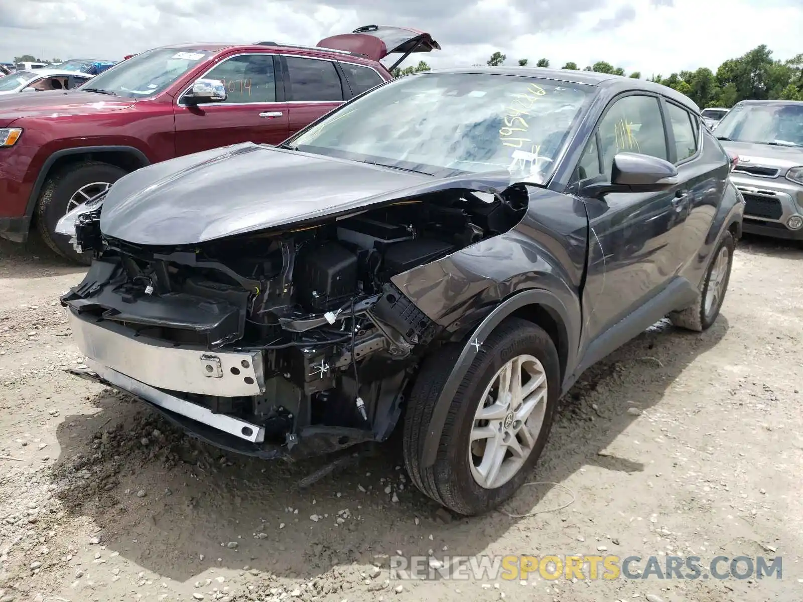 2 Photograph of a damaged car JTNKHMBX3L1066961 TOYOTA C-HR 2020