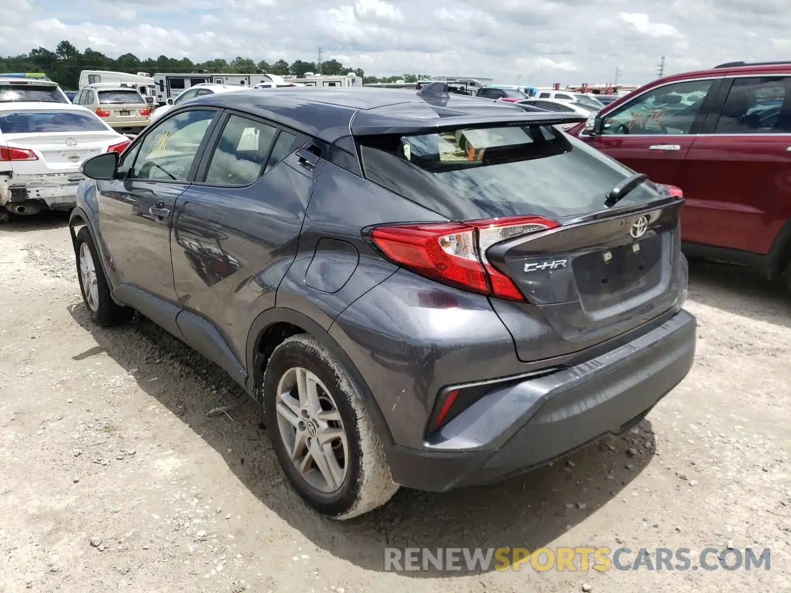 3 Photograph of a damaged car JTNKHMBX3L1066961 TOYOTA C-HR 2020