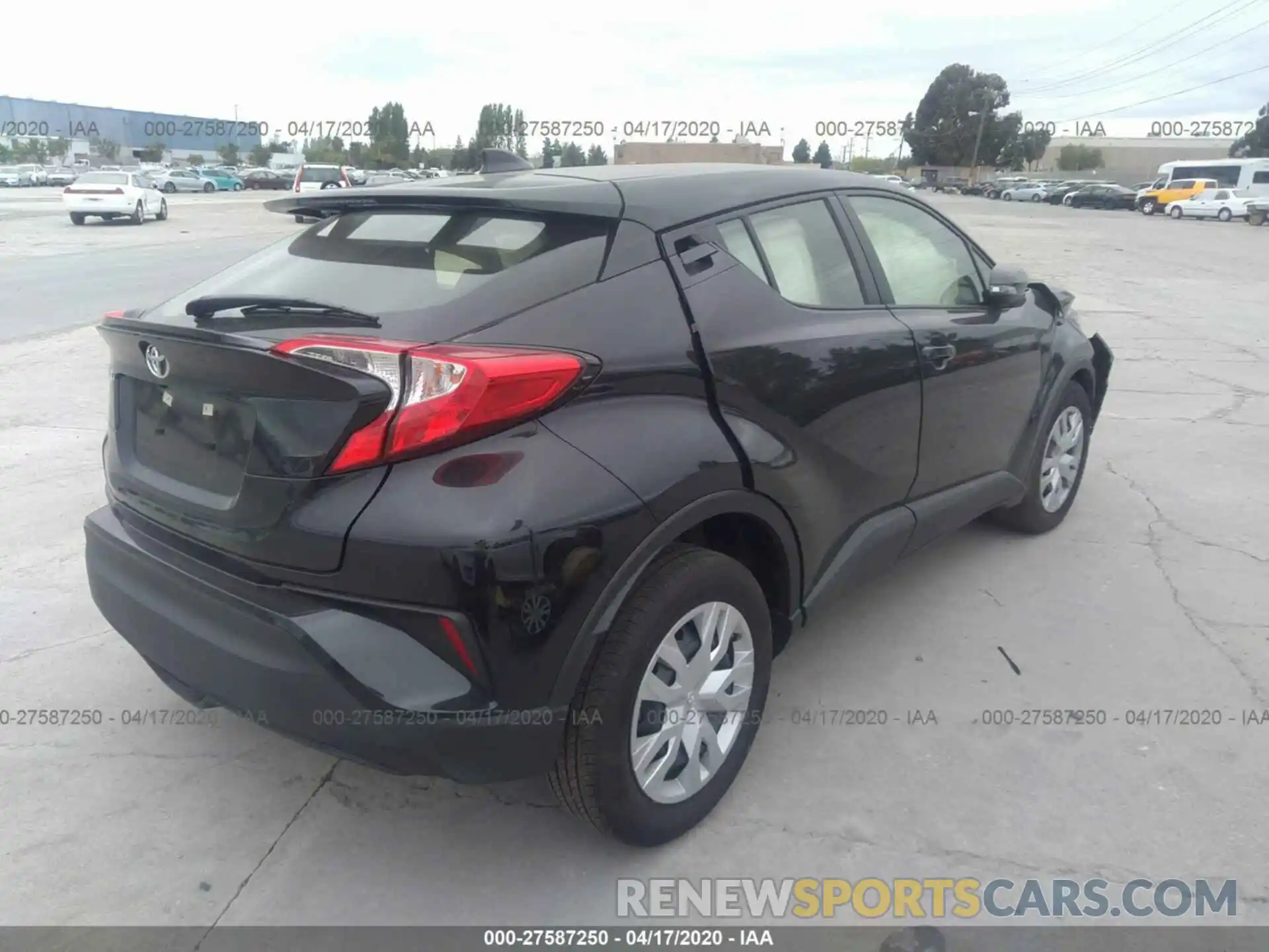 4 Photograph of a damaged car JTNKHMBX3L1068032 TOYOTA C-HR 2020