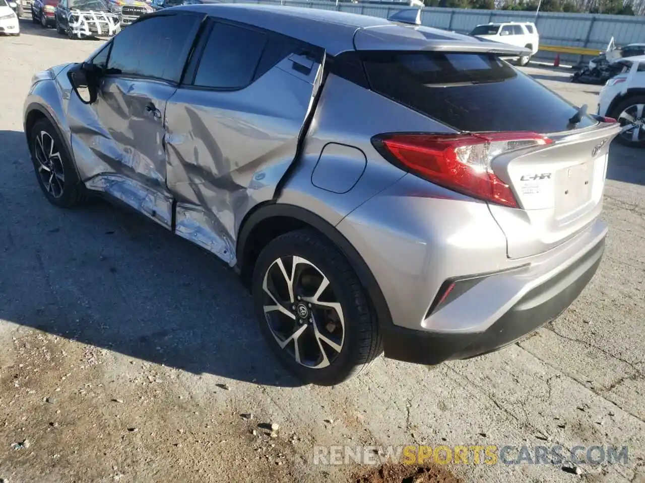 3 Photograph of a damaged car JTNKHMBX3L1069357 TOYOTA C-HR 2020