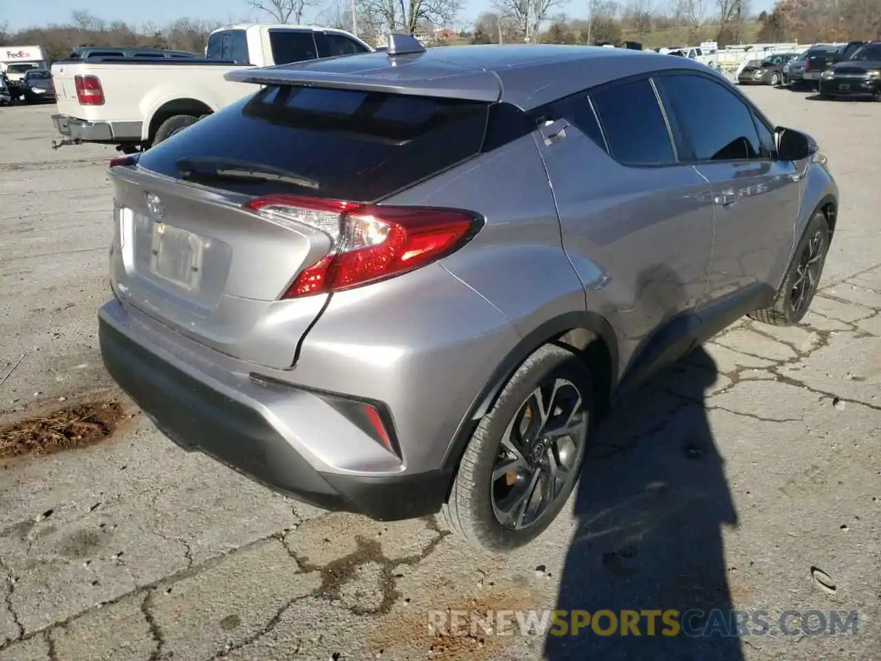 4 Photograph of a damaged car JTNKHMBX3L1069357 TOYOTA C-HR 2020