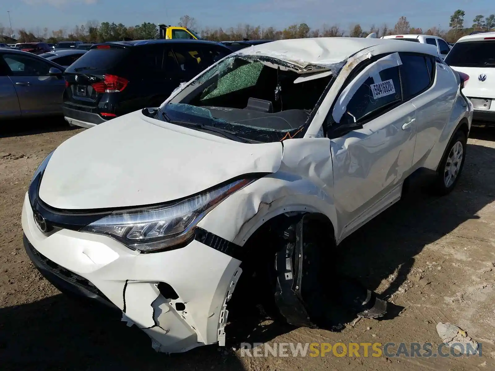 2 Photograph of a damaged car JTNKHMBX3L1069360 TOYOTA C-HR 2020