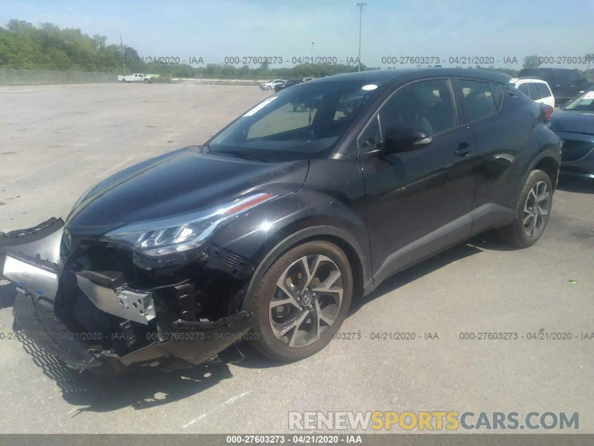 2 Photograph of a damaged car JTNKHMBX3L1070377 TOYOTA C-HR 2020