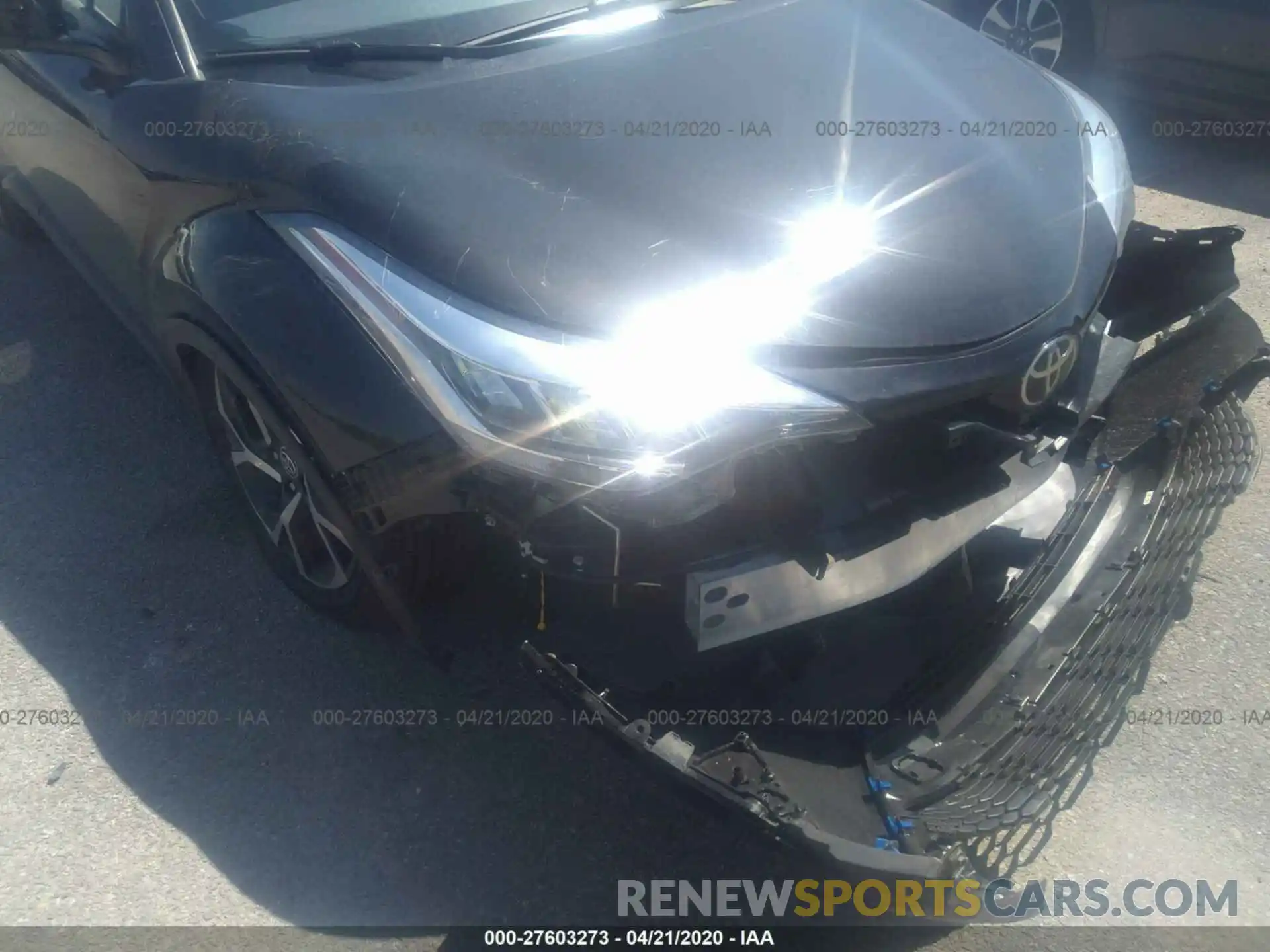 6 Photograph of a damaged car JTNKHMBX3L1070377 TOYOTA C-HR 2020