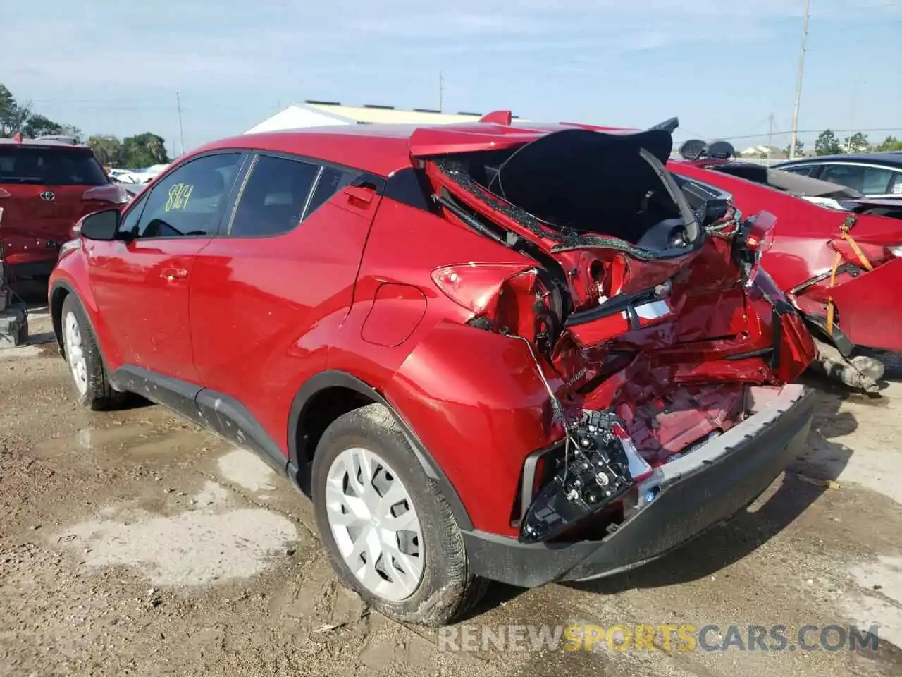 3 Photograph of a damaged car JTNKHMBX3L1071965 TOYOTA C-HR 2020