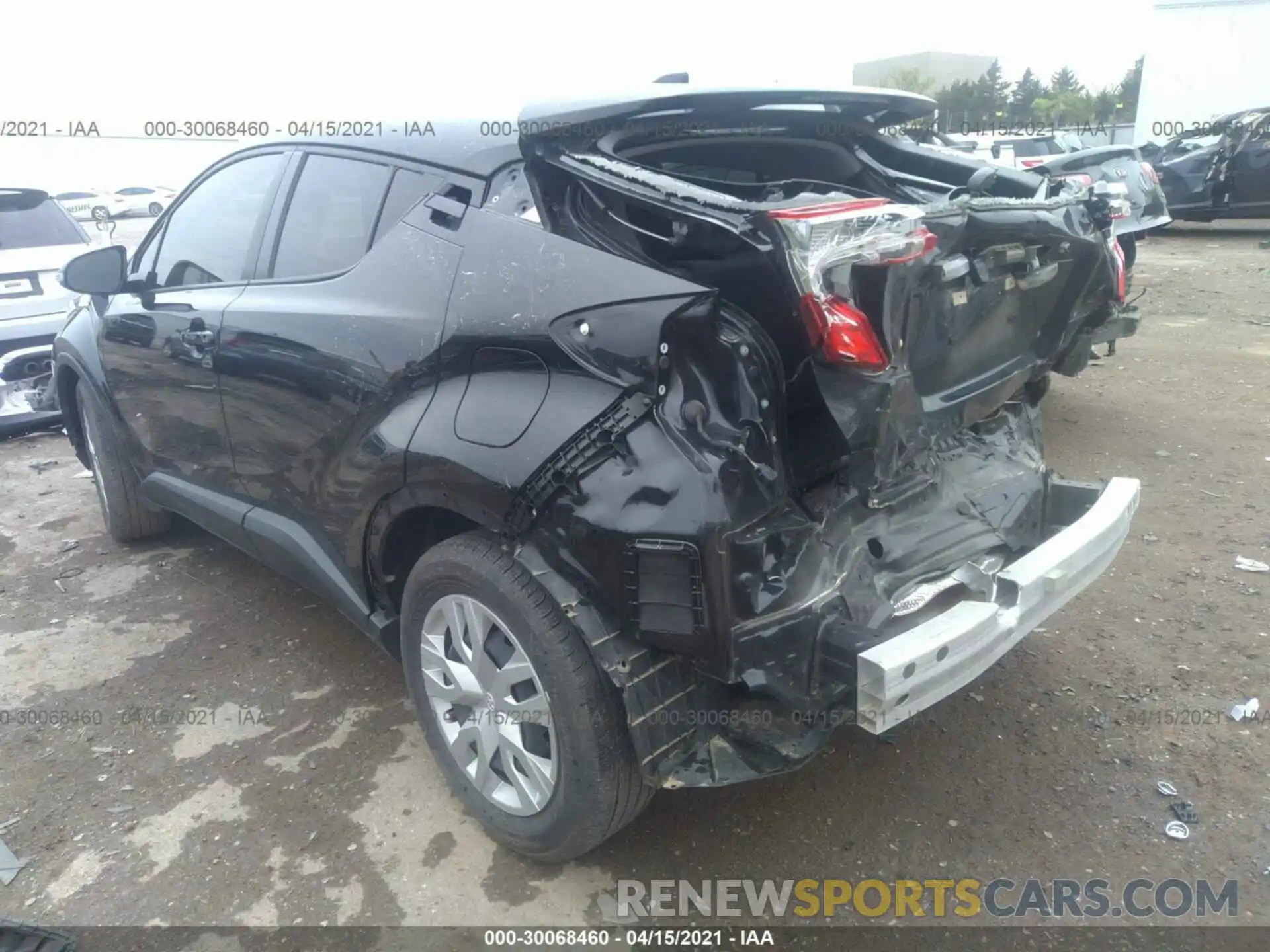 3 Photograph of a damaged car JTNKHMBX3L1072646 TOYOTA C-HR 2020