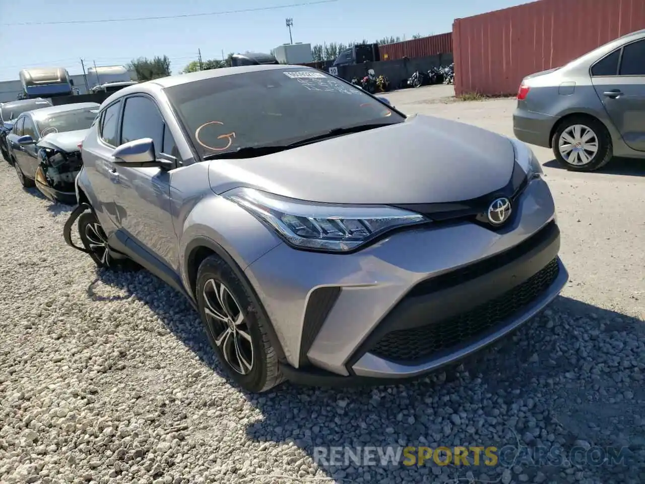 1 Фотография поврежденного автомобиля JTNKHMBX3L1072937 TOYOTA C-HR 2020