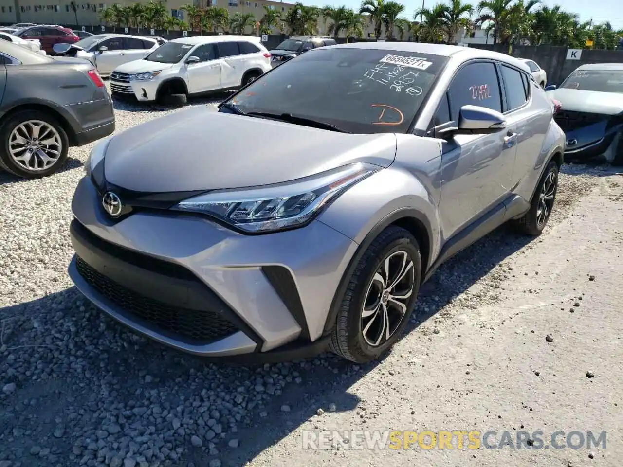 2 Photograph of a damaged car JTNKHMBX3L1072937 TOYOTA C-HR 2020