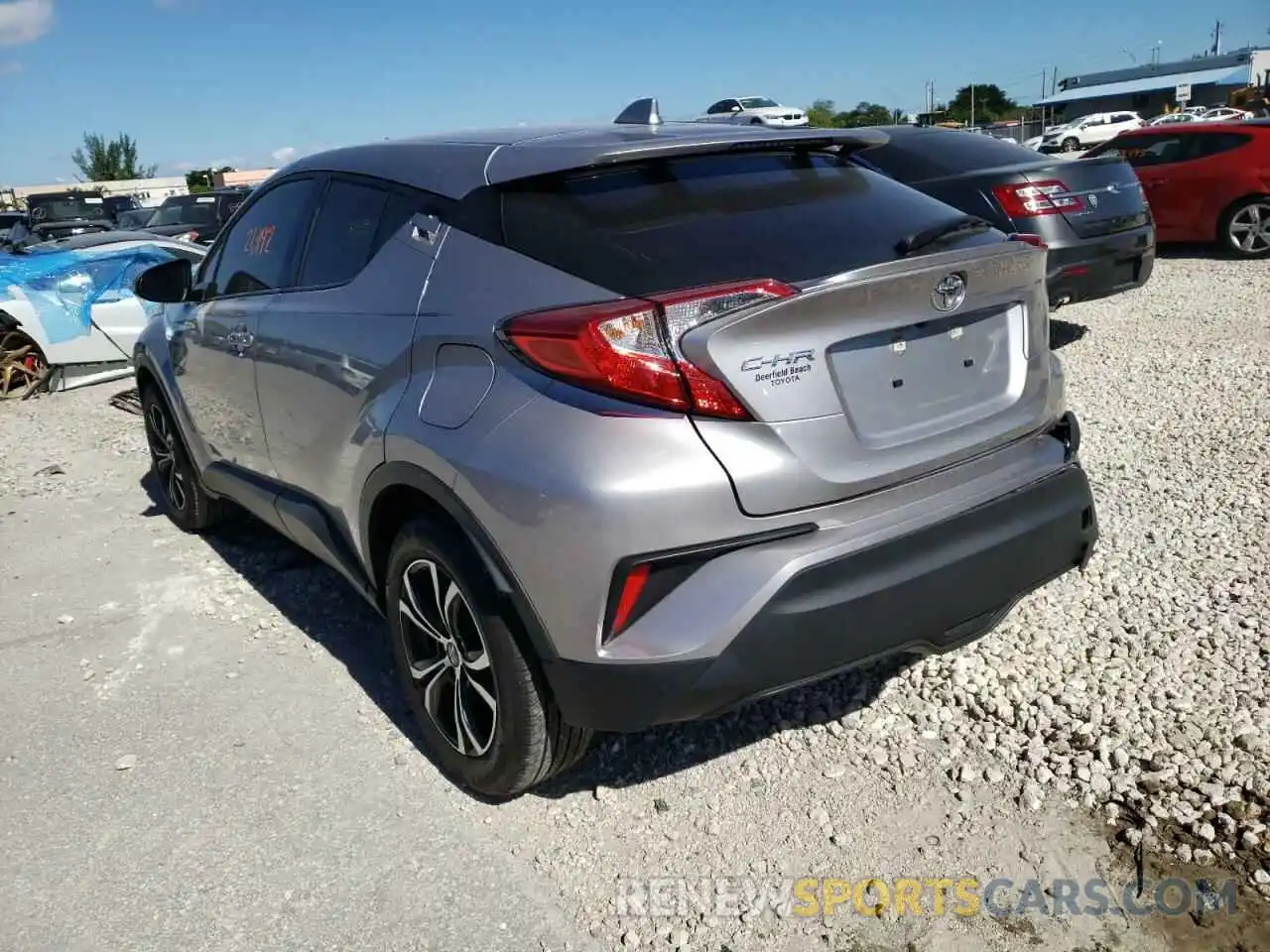 3 Фотография поврежденного автомобиля JTNKHMBX3L1072937 TOYOTA C-HR 2020