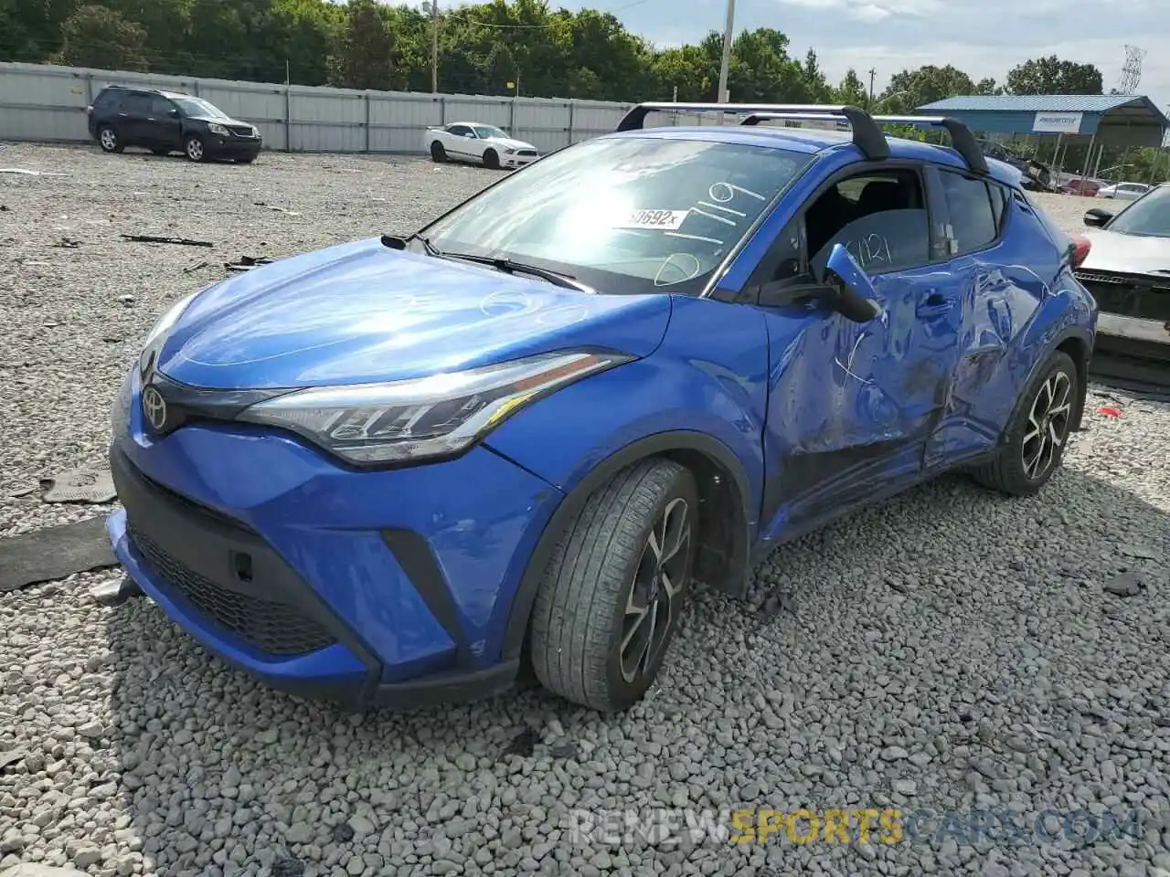 2 Photograph of a damaged car JTNKHMBX3L1074316 TOYOTA C-HR 2020