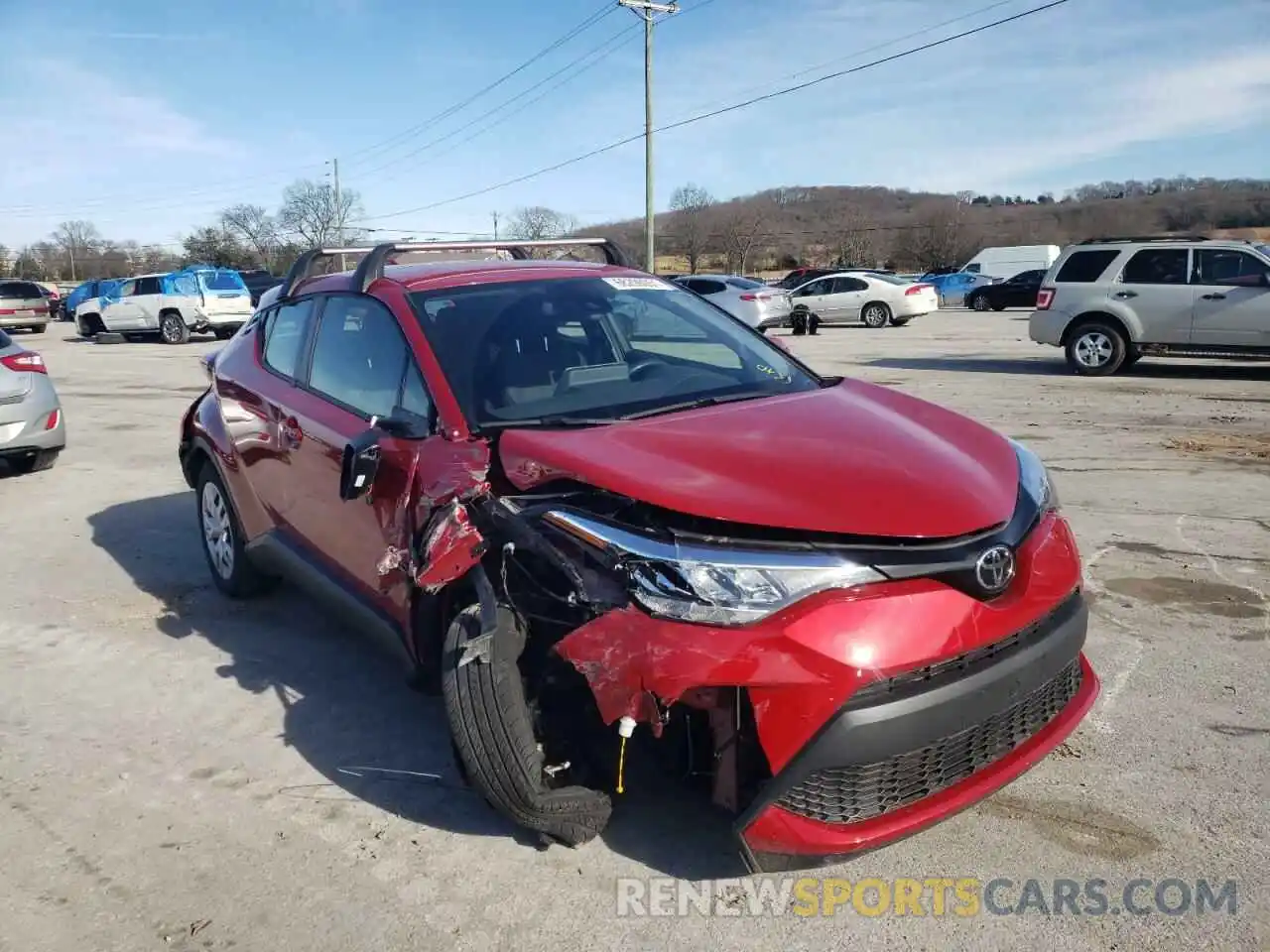 1 Photograph of a damaged car JTNKHMBX3L1076096 TOYOTA C-HR 2020