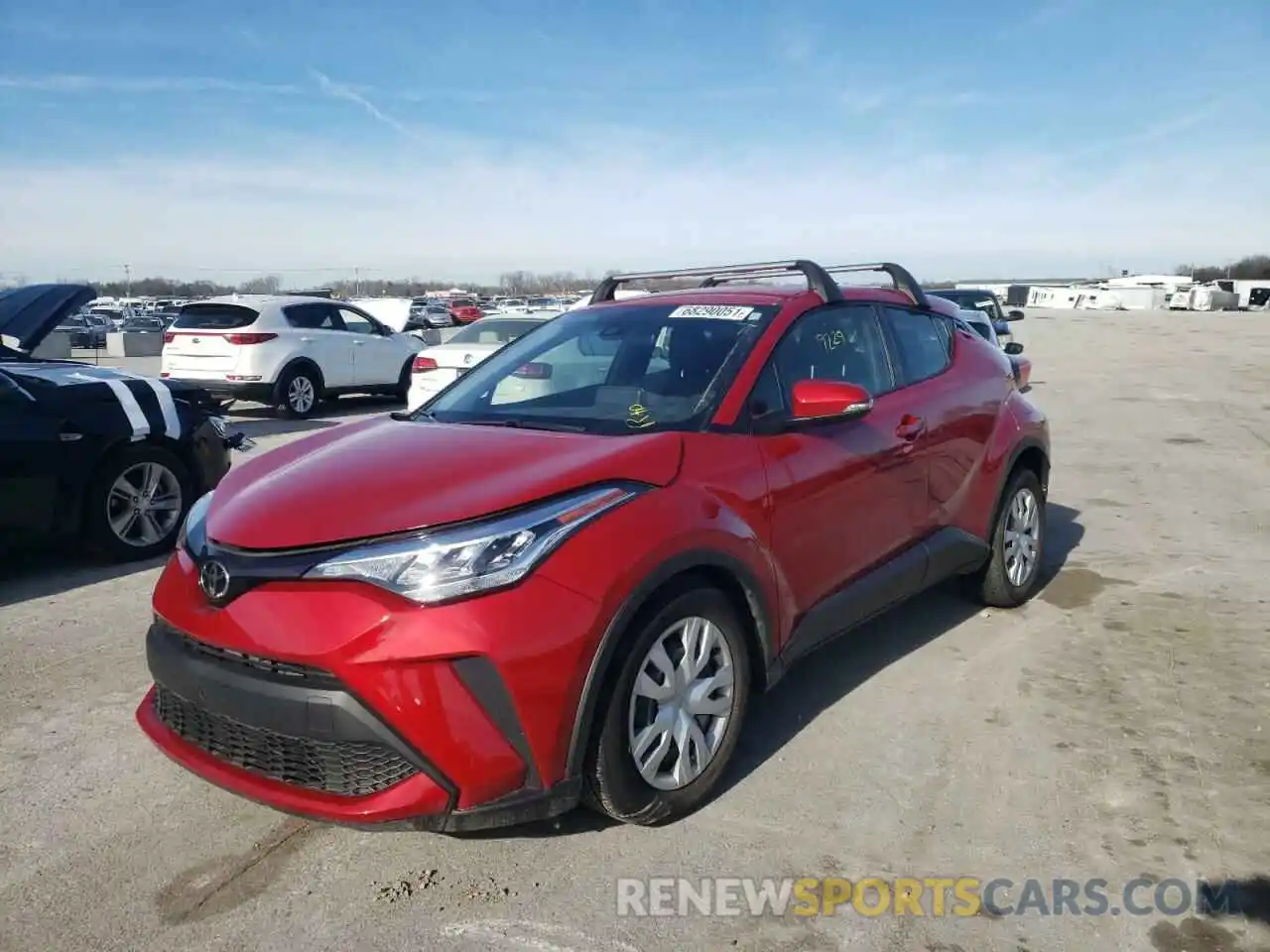 2 Photograph of a damaged car JTNKHMBX3L1076096 TOYOTA C-HR 2020