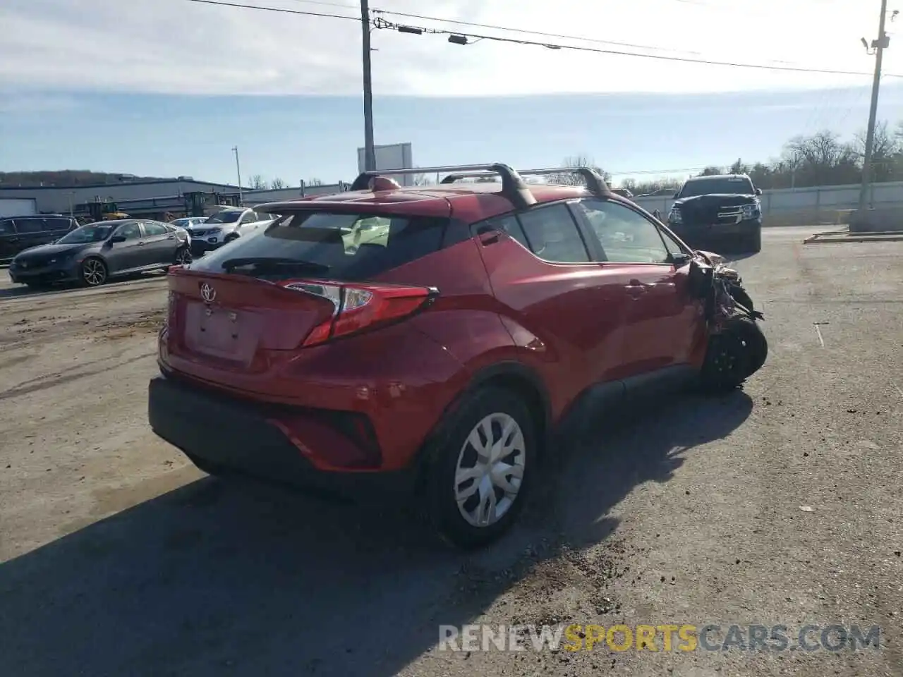 4 Photograph of a damaged car JTNKHMBX3L1076096 TOYOTA C-HR 2020