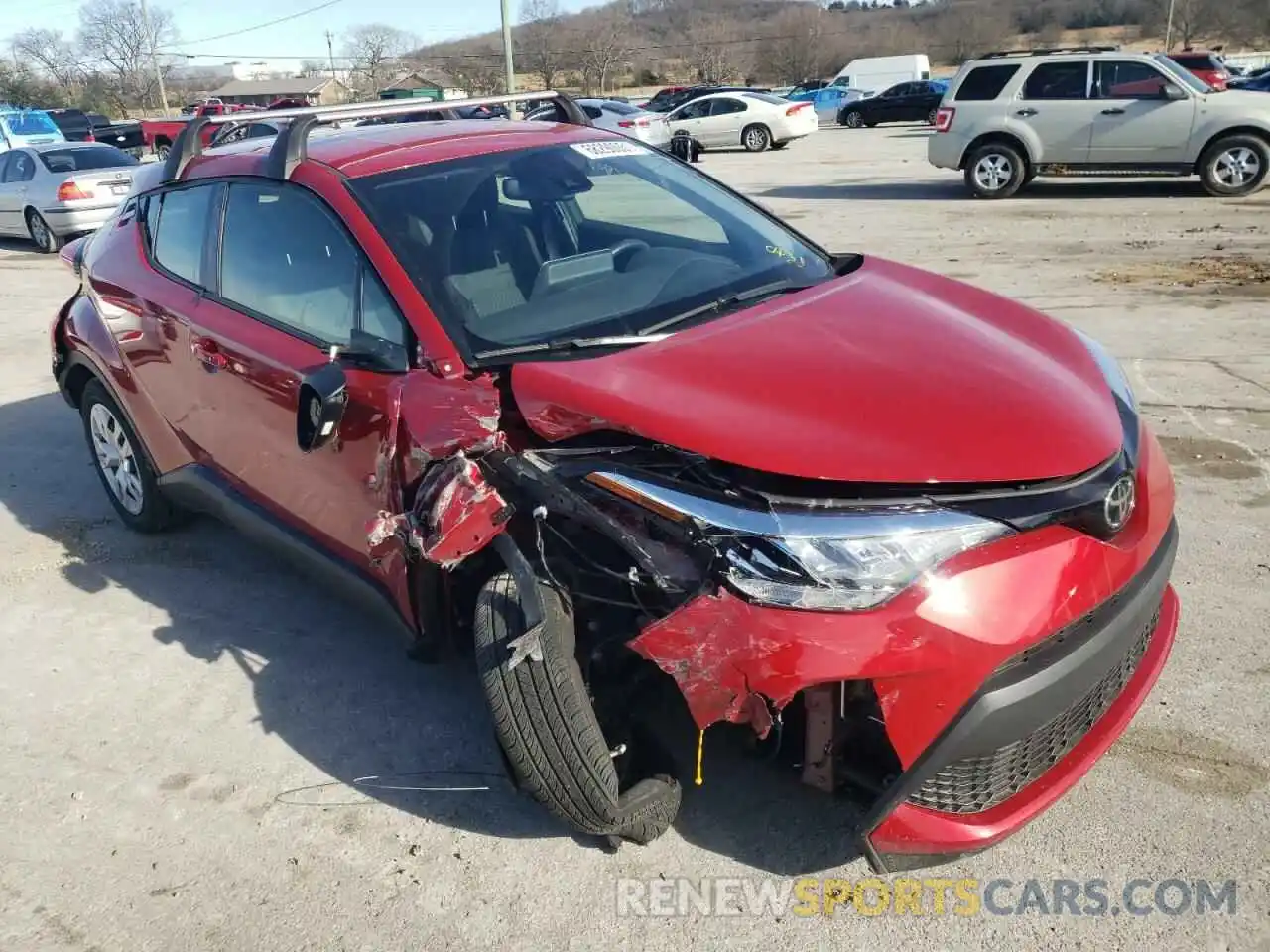 9 Photograph of a damaged car JTNKHMBX3L1076096 TOYOTA C-HR 2020