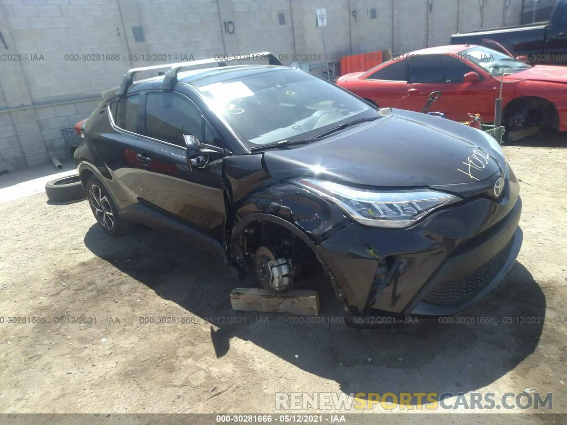 1 Photograph of a damaged car JTNKHMBX3L1076244 TOYOTA C-HR 2020