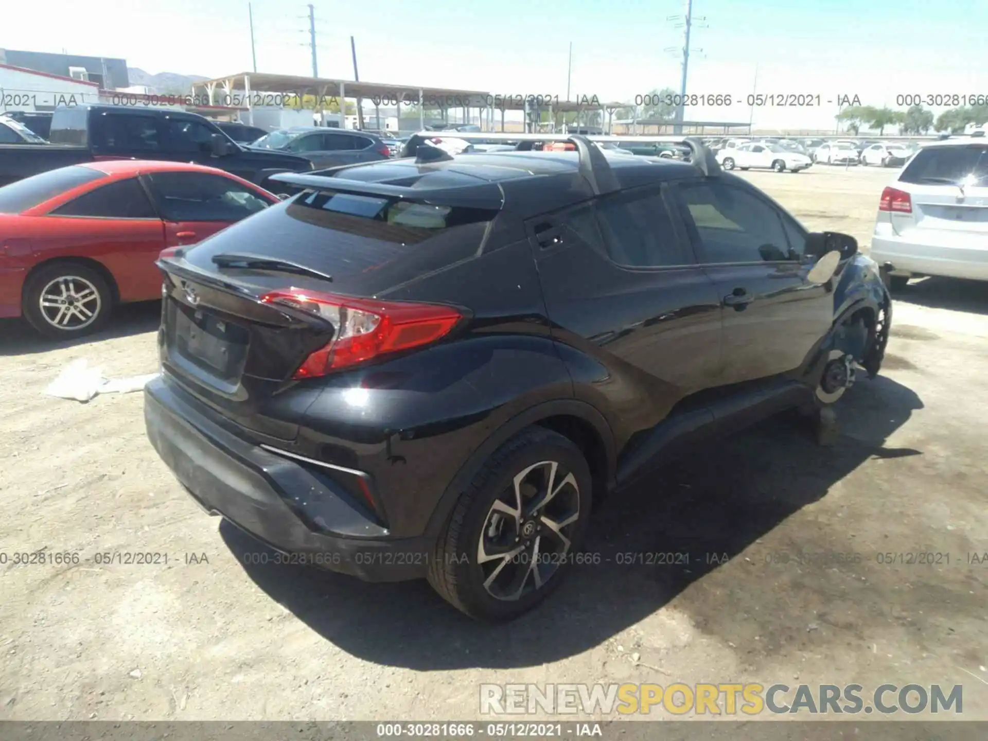 4 Photograph of a damaged car JTNKHMBX3L1076244 TOYOTA C-HR 2020