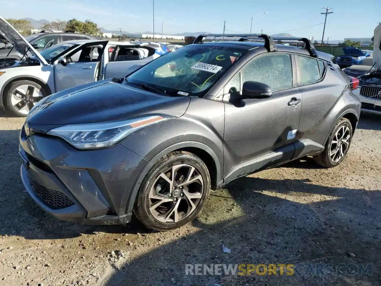 1 Photograph of a damaged car JTNKHMBX3L1077443 TOYOTA C-HR 2020