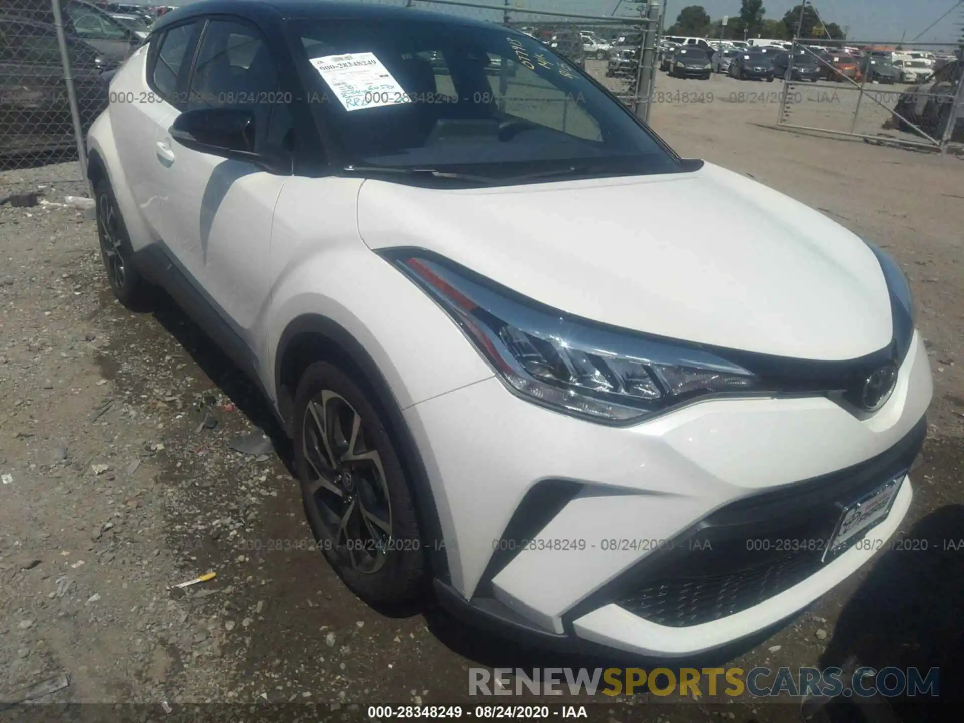 1 Photograph of a damaged car JTNKHMBX3L1077913 TOYOTA C-HR 2020