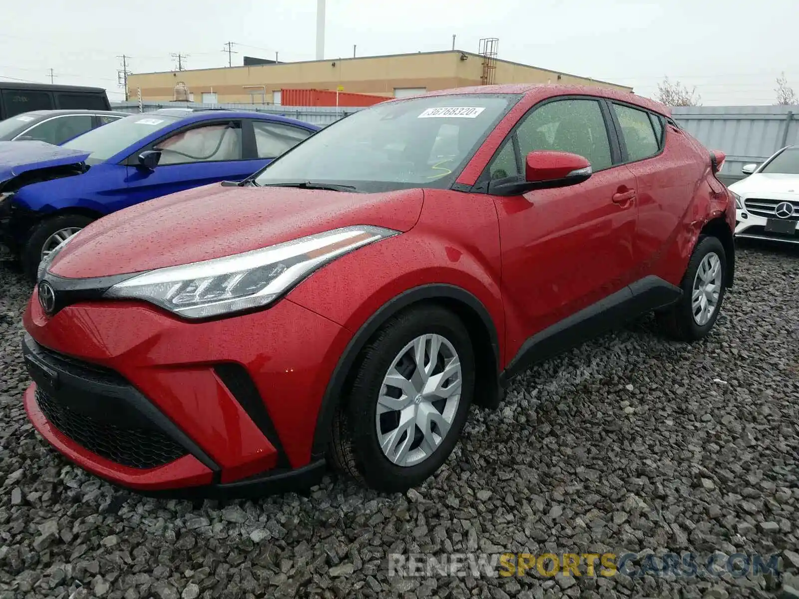 2 Фотография поврежденного автомобиля JTNKHMBX3L1078799 TOYOTA C-HR 2020