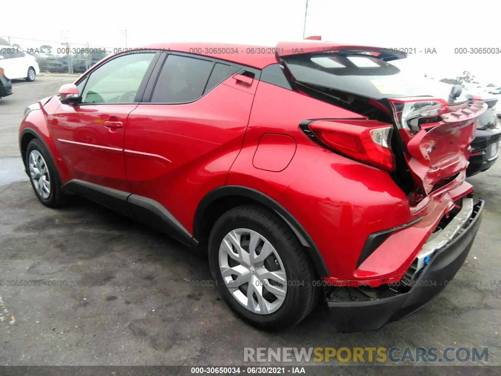 3 Photograph of a damaged car JTNKHMBX3L1079760 TOYOTA C-HR 2020