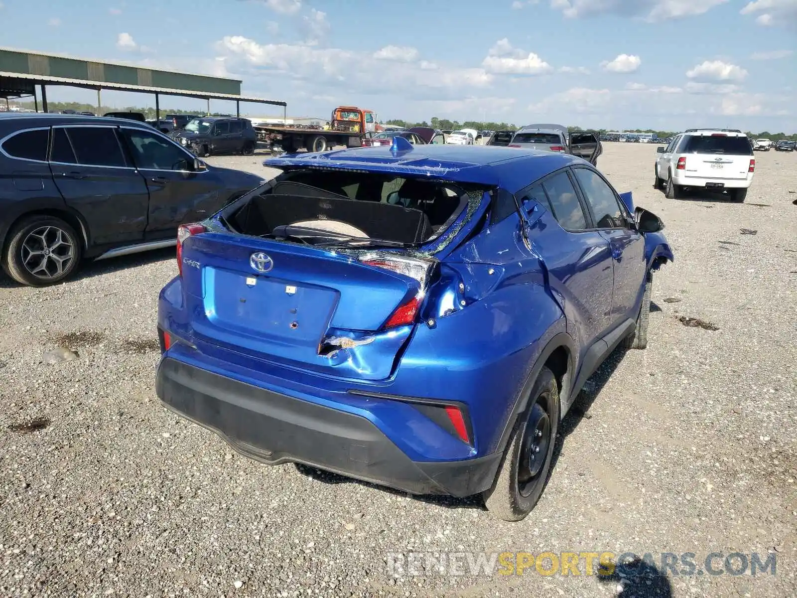 4 Photograph of a damaged car JTNKHMBX3L1083159 TOYOTA C-HR 2020