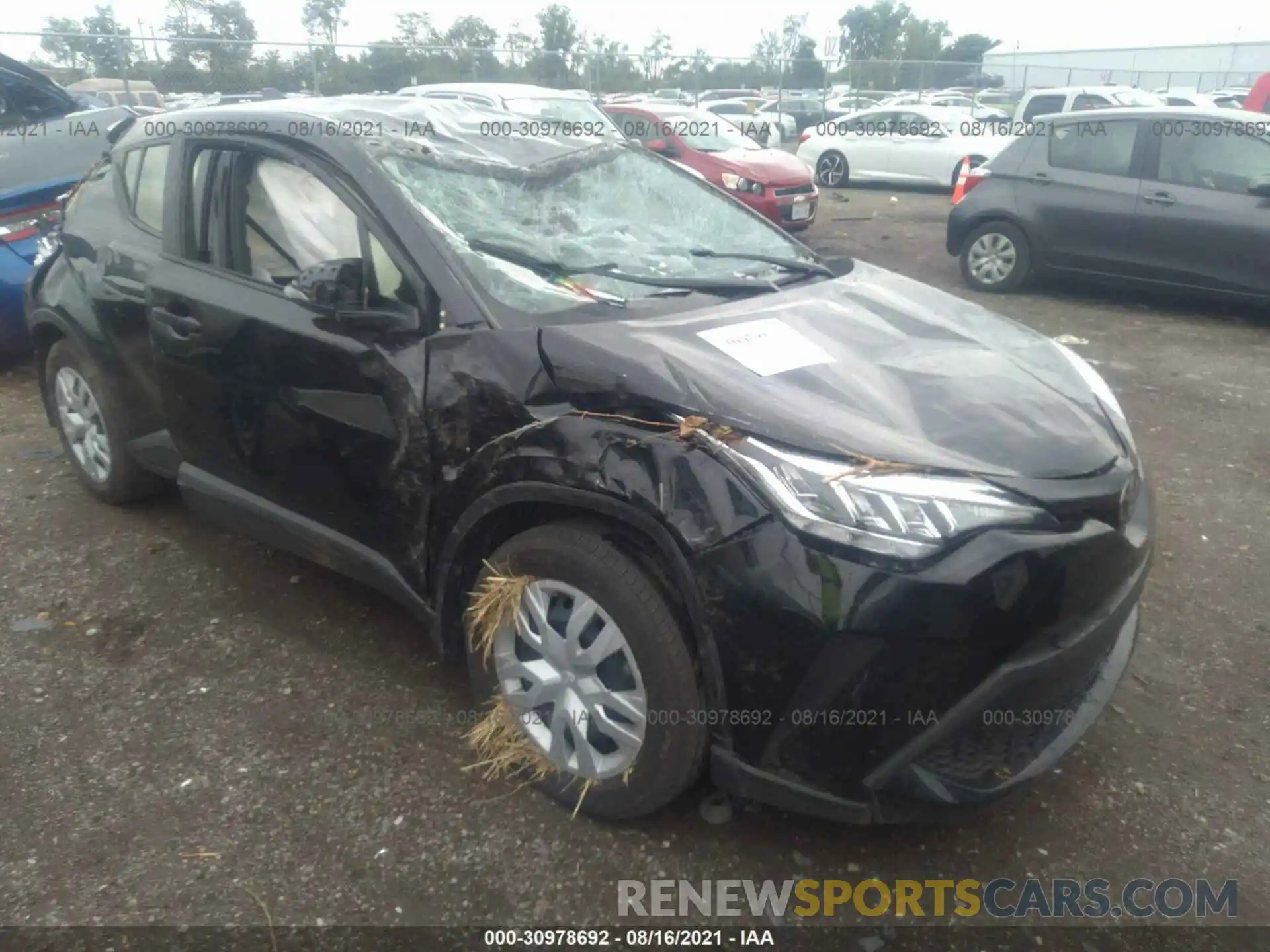 1 Photograph of a damaged car JTNKHMBX3L1086787 TOYOTA C-HR 2020