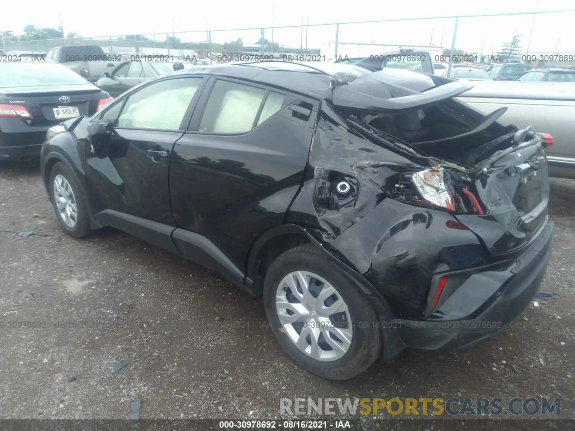 3 Photograph of a damaged car JTNKHMBX3L1086787 TOYOTA C-HR 2020