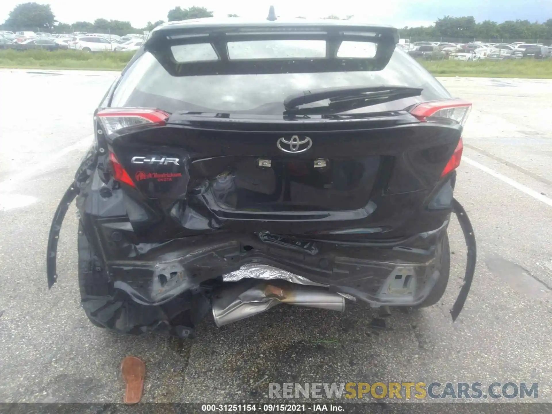 6 Photograph of a damaged car JTNKHMBX3L1089561 TOYOTA C-HR 2020