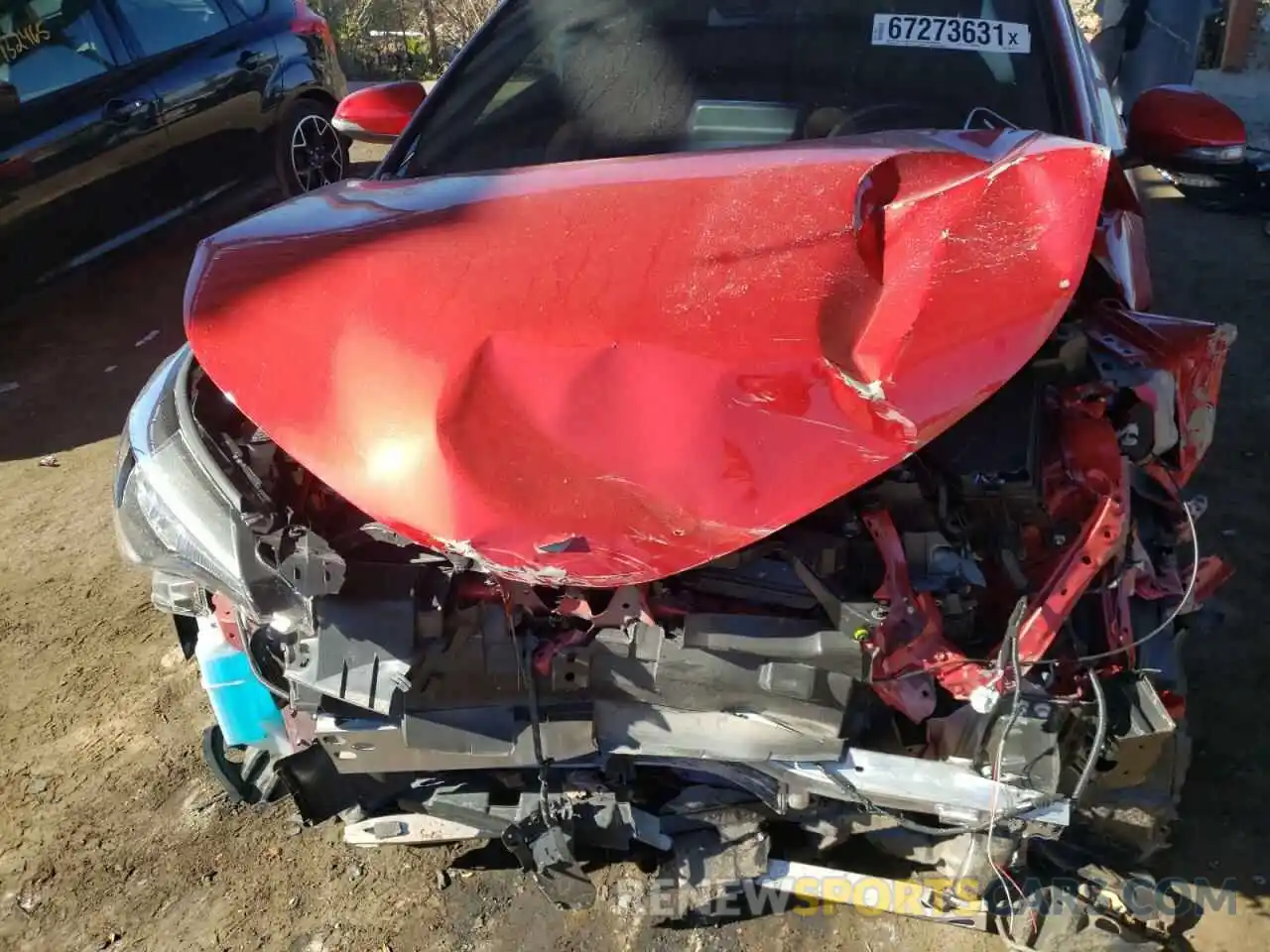 7 Photograph of a damaged car JTNKHMBX3L1090225 TOYOTA C-HR 2020