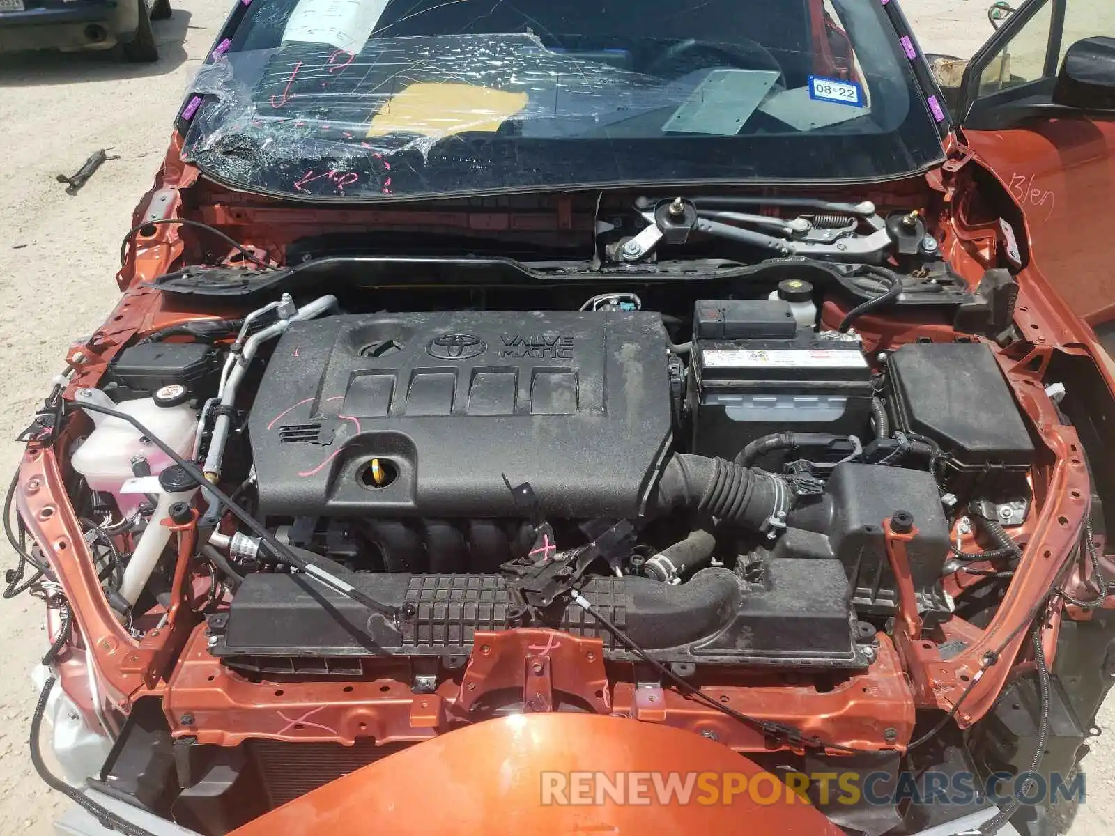 7 Photograph of a damaged car JTNKHMBX3L1090242 TOYOTA C-HR 2020