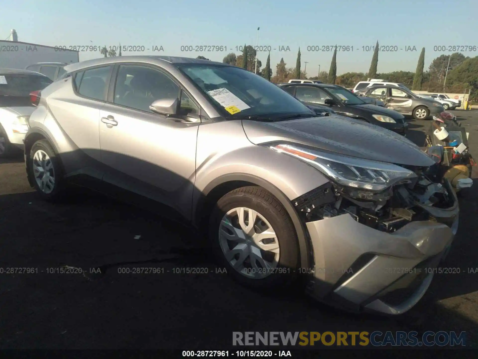 1 Photograph of a damaged car JTNKHMBX3L1090547 TOYOTA C-HR 2020