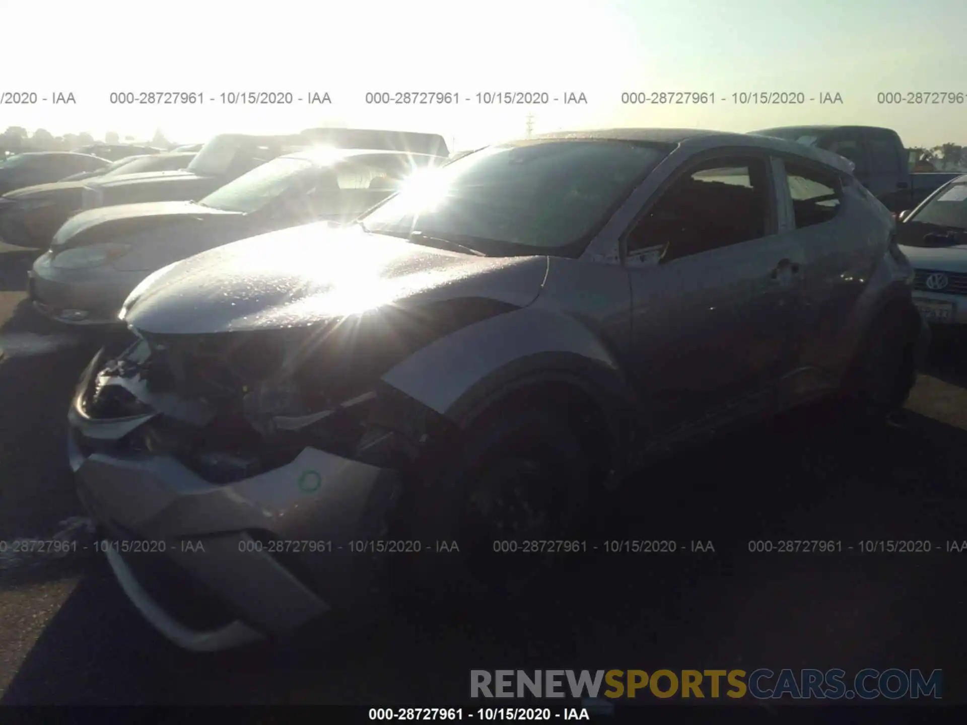 2 Photograph of a damaged car JTNKHMBX3L1090547 TOYOTA C-HR 2020