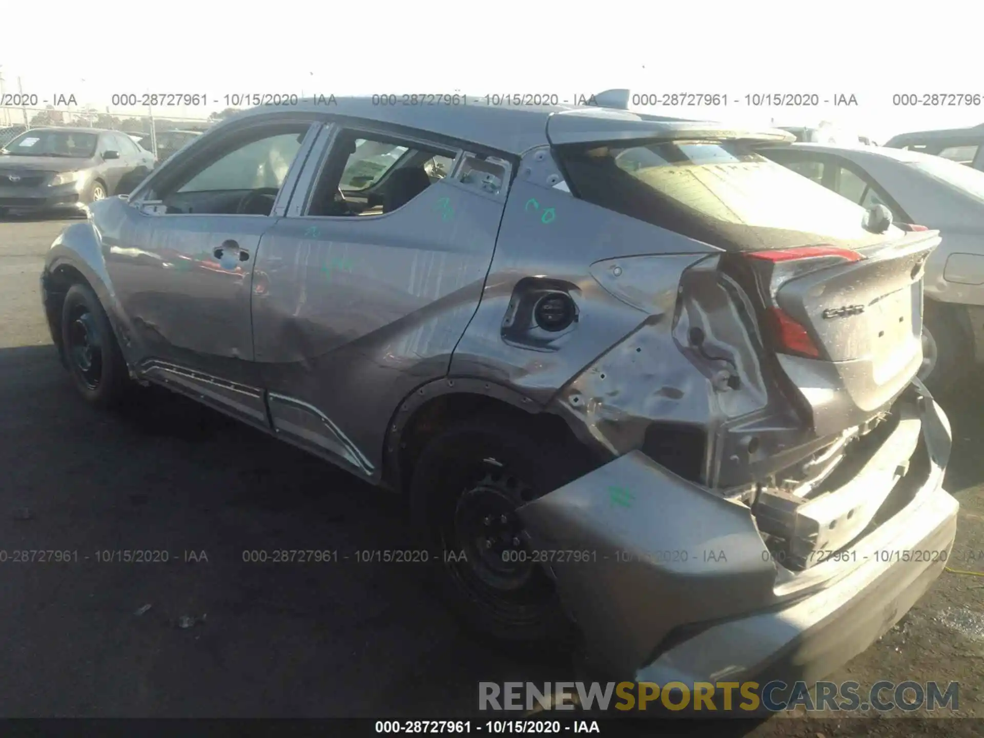 3 Photograph of a damaged car JTNKHMBX3L1090547 TOYOTA C-HR 2020