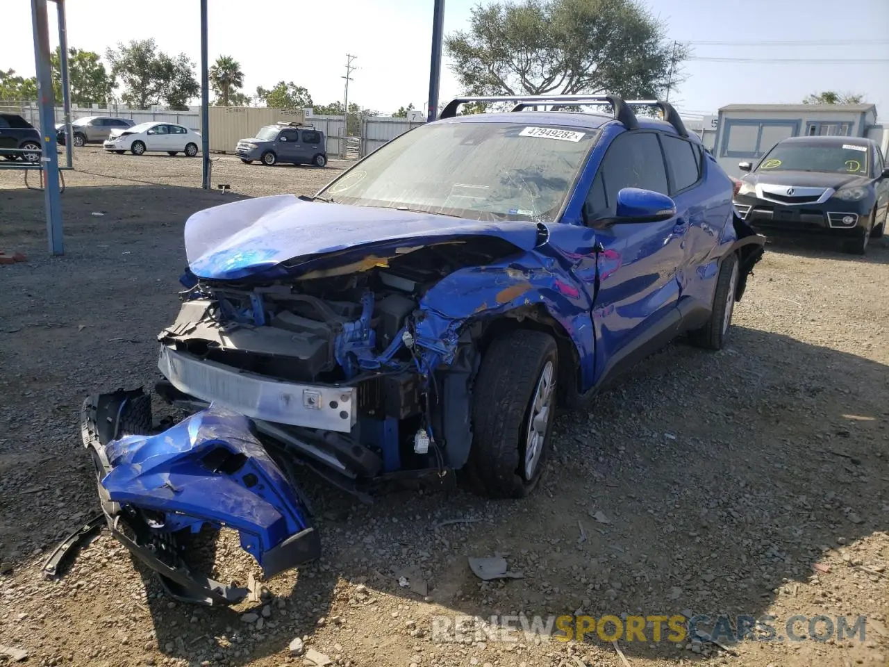 2 Photograph of a damaged car JTNKHMBX3L1093691 TOYOTA C-HR 2020