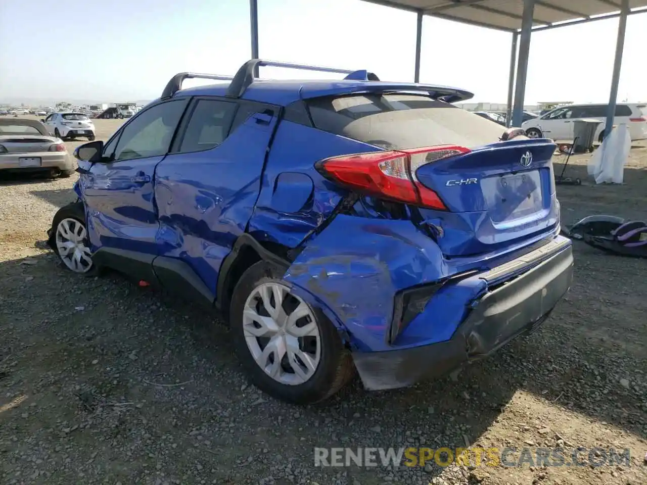 3 Photograph of a damaged car JTNKHMBX3L1093691 TOYOTA C-HR 2020