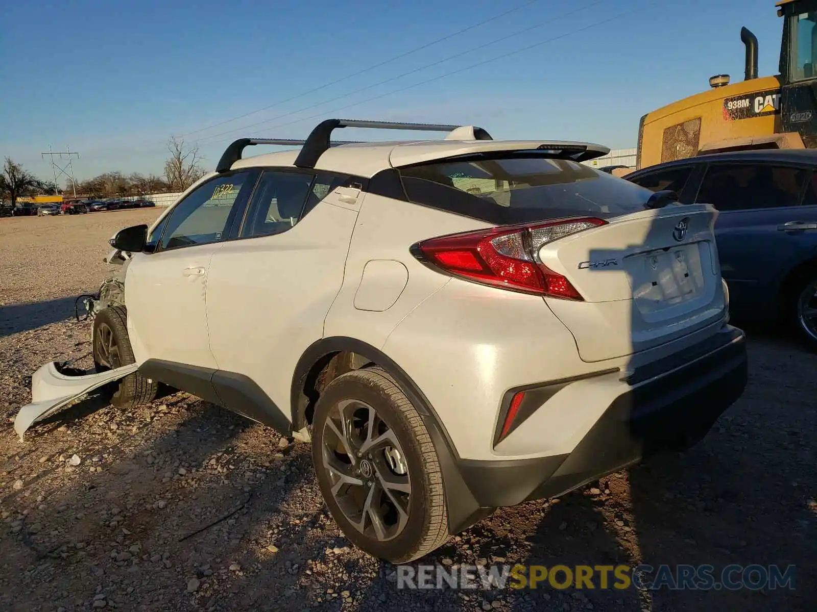 3 Photograph of a damaged car JTNKHMBX4L1067407 TOYOTA C-HR 2020