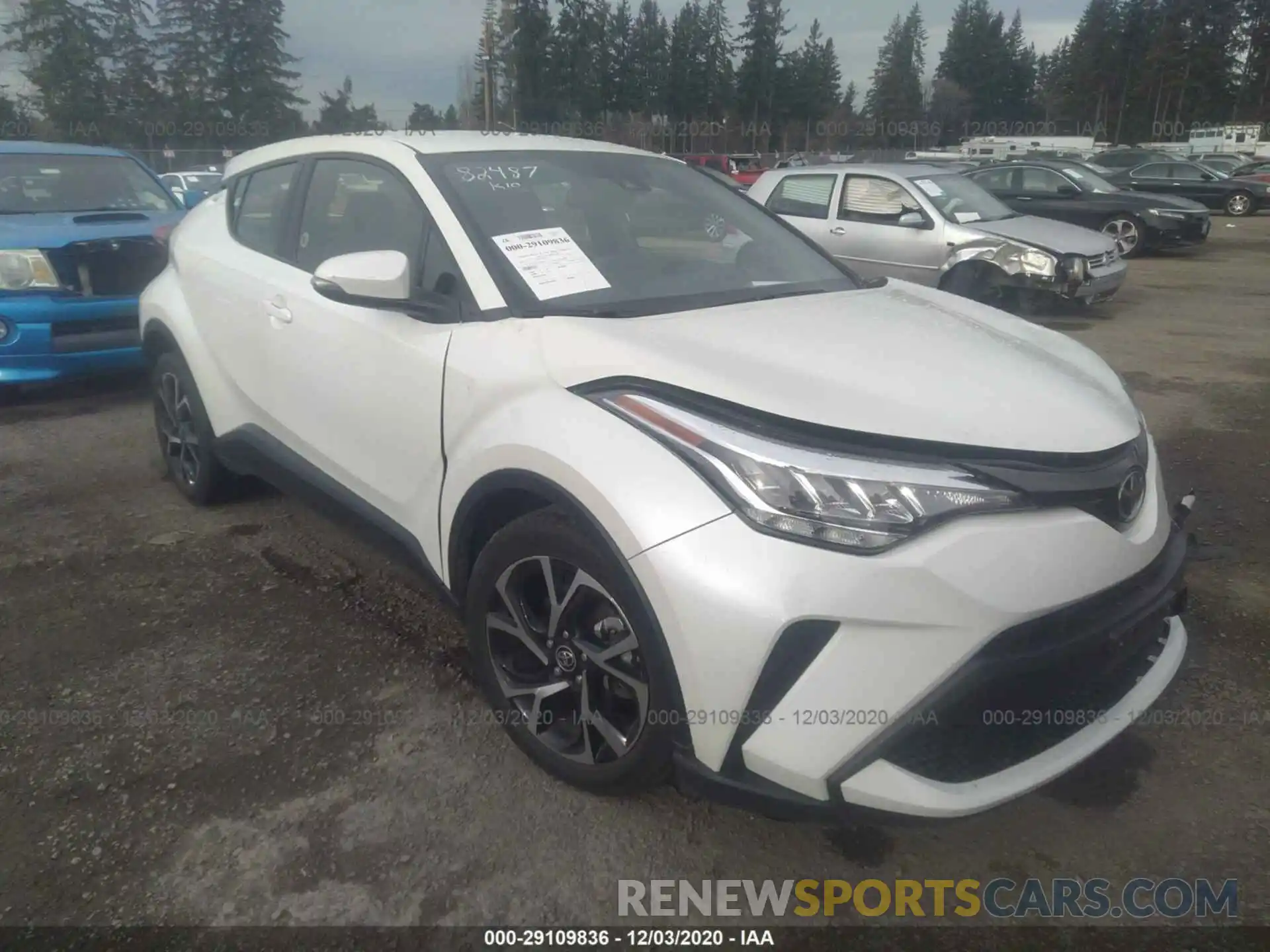 1 Photograph of a damaged car JTNKHMBX4L1068007 TOYOTA C-HR 2020